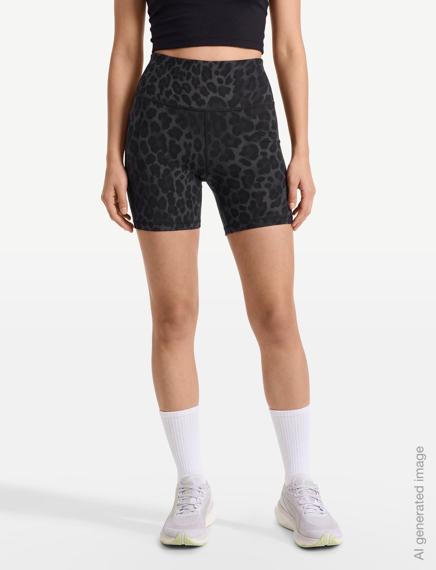 PUMA - W TAD Essential Spotted Haze Short Tight - HW 5" - träningsshorts - puma black - 3