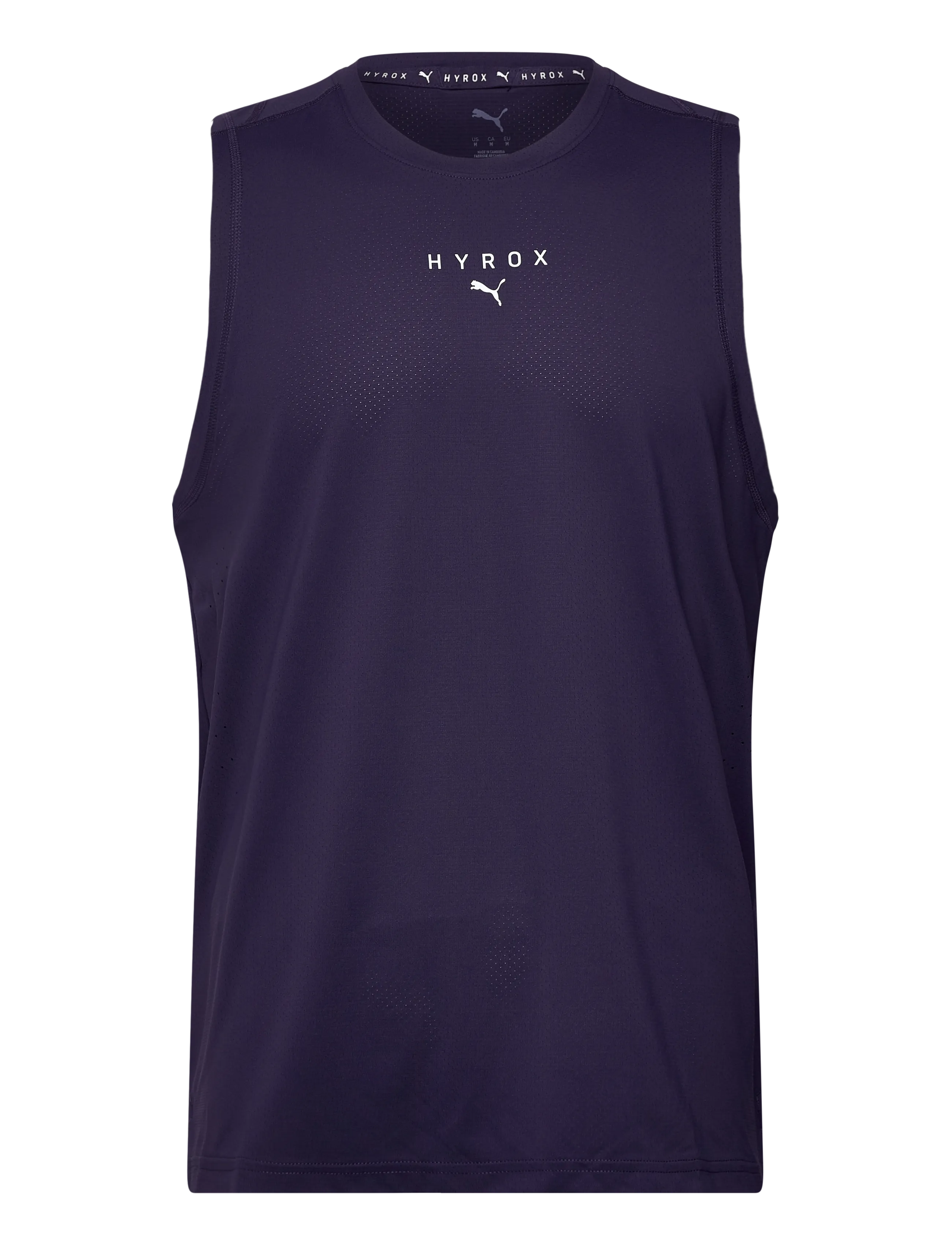 PUMA M PUMA X HYROX DRYELITE TRAINING TANK - Tank Tops - DEEP PLUM / navy