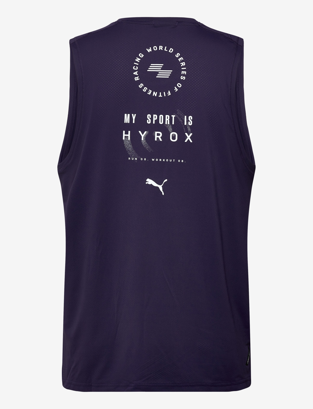 PUMA - M PUMA X HYROX DRYELITE TRAINING TANK - tank tops - deep plum - 1