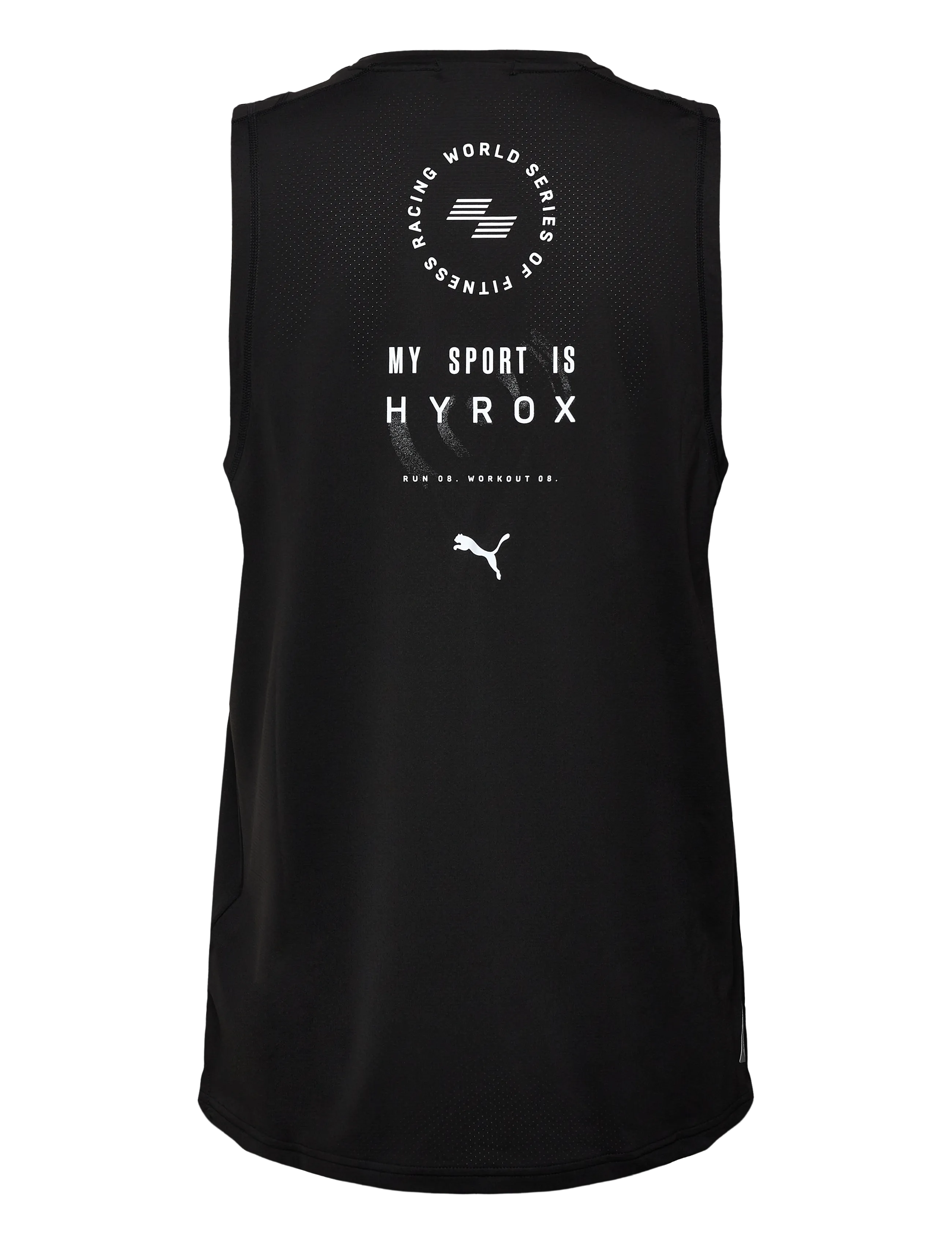 PUMA - M PUMA X HYROX DRYELITE TRAINING TANK - tank tops - puma black - 1