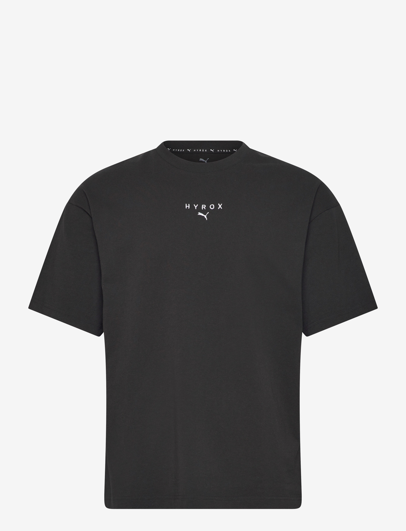 PUMA - M PUMA X HYROX LIFESTYLE TEE - oberteile & t-shirts - puma black - 0