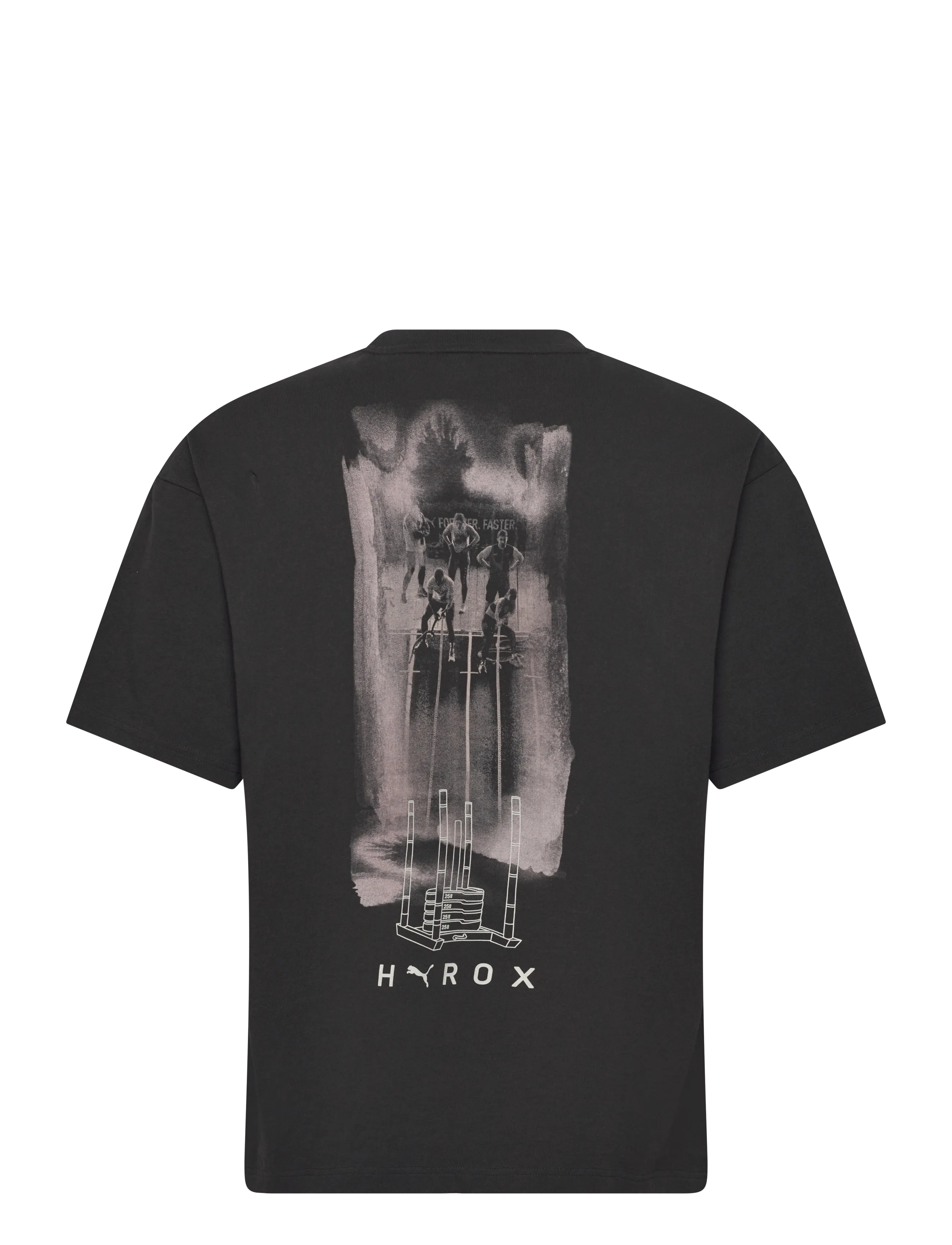 PUMA - M PUMA X HYROX LIFESTYLE TEE - tops & t-shirts - puma black - 2