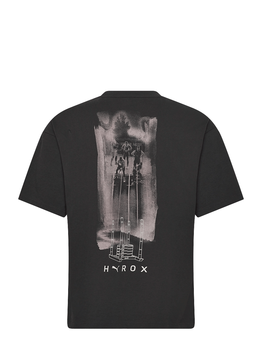 PUMA - M PUMA X HYROX LIFESTYLE TEE - oberteile & t-shirts - puma black - 2