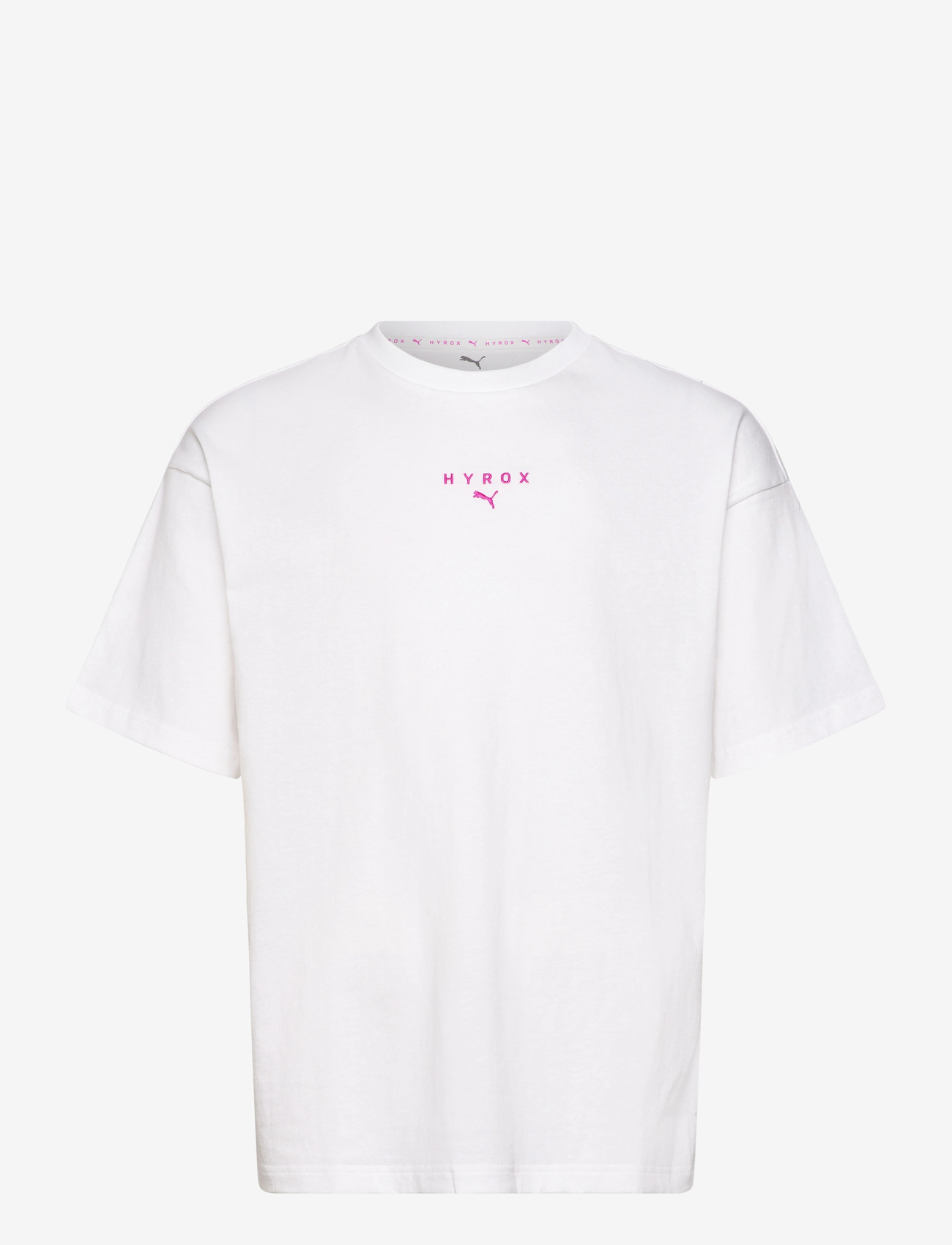 PUMA - M PUMA X HYROX LIFESTYLE TEE - oberteile & t-shirts - puma white - 0