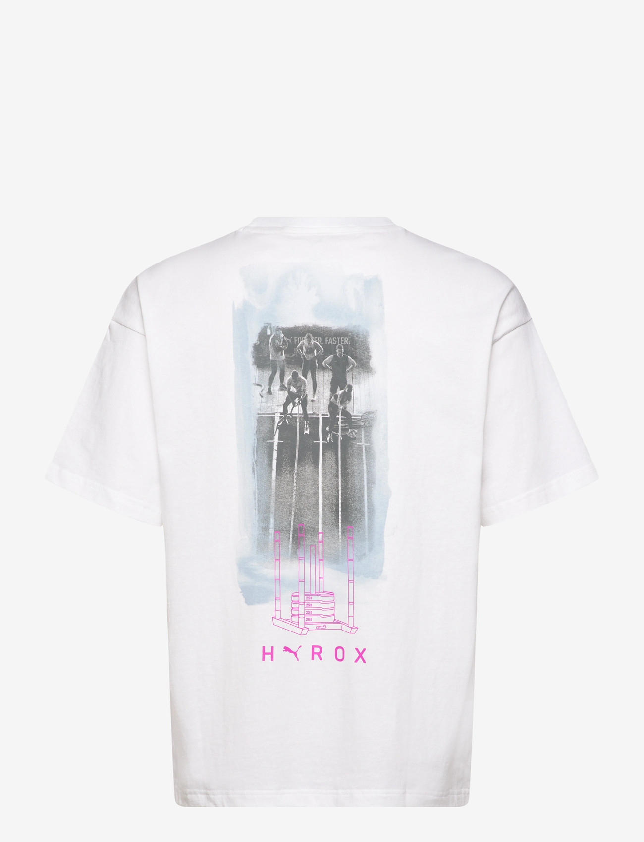 PUMA - M PUMA X HYROX LIFESTYLE TEE - oberteile & t-shirts - puma white - 1