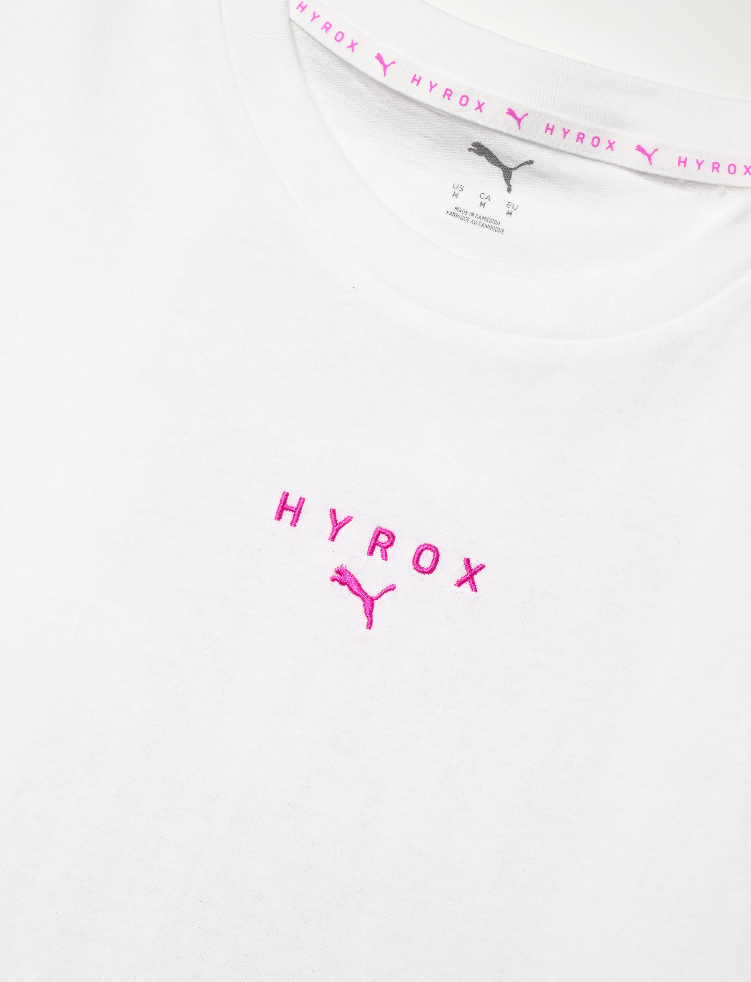 PUMA - M PUMA X HYROX LIFESTYLE TEE - alussärgid ja t-särgid - puma white - 2