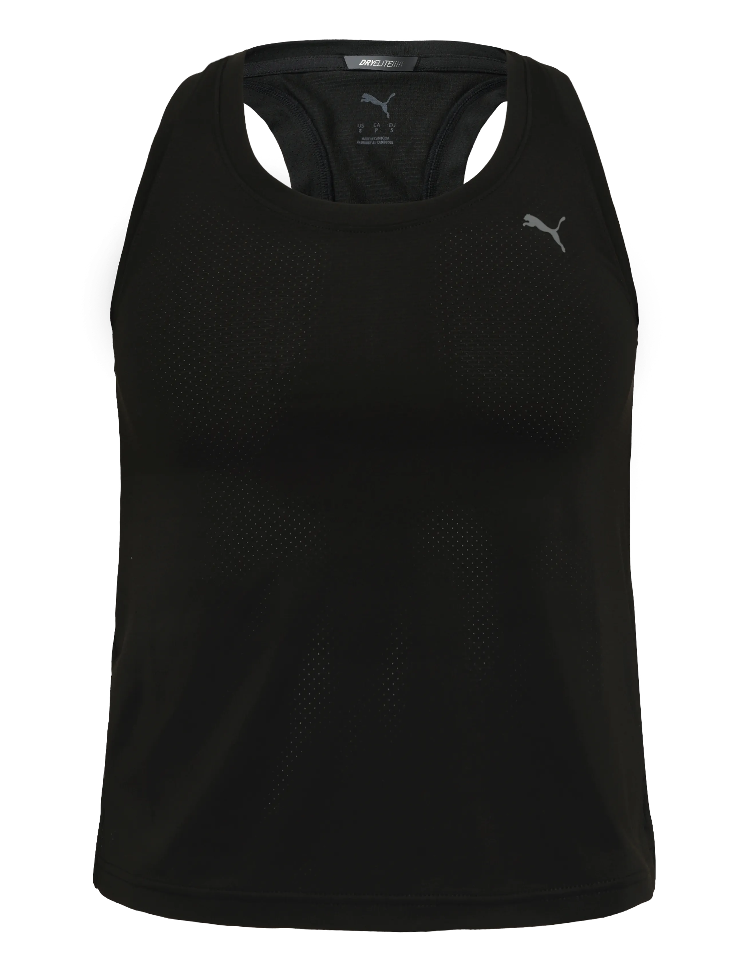 PUMA - W PWRMODE TANK - Õlapaeltega pluusid - puma black - 0
