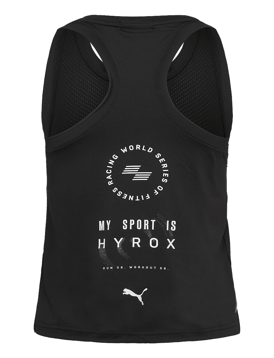 PUMA - W PUMA X HYROX DRYELITE TANK - toppe & t-shirts - puma black - 1