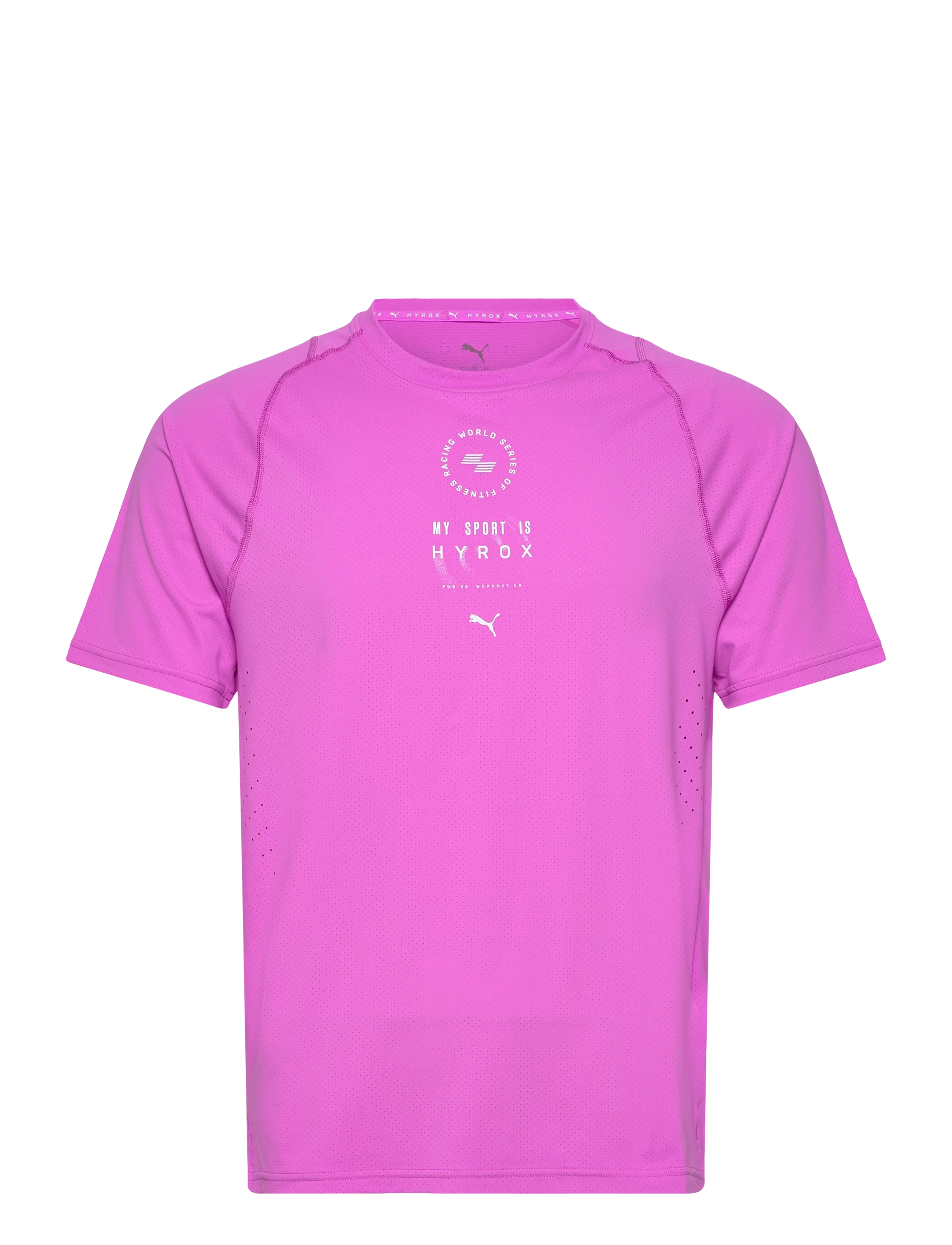 PUMA M Puma X Hyrox Dryelite Training Tee, Mænd, Trænings T-Shirt, Pink, Str: M