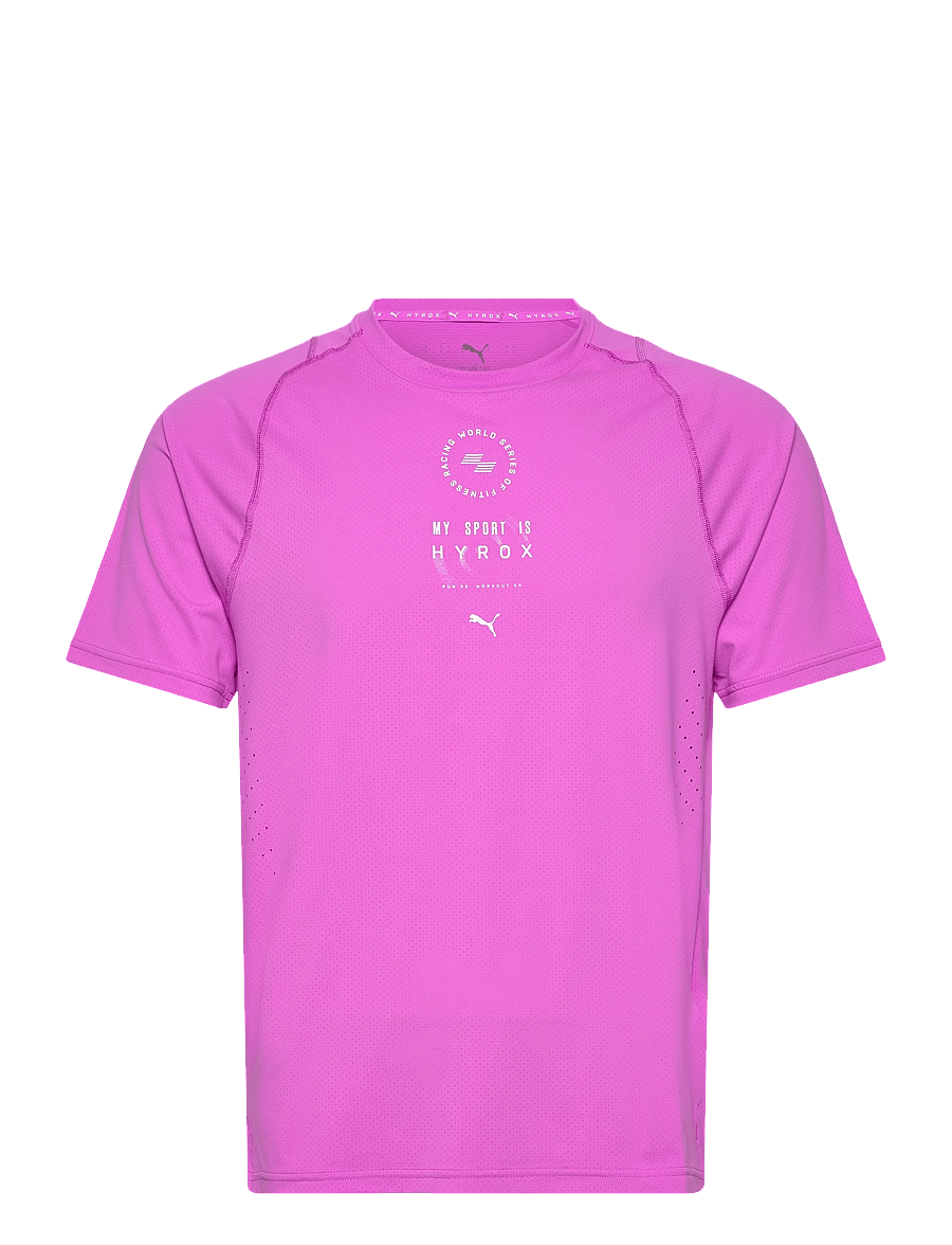 PUMA - M PUMA X HYROX DRYELITE TRAINING TEE - t-shirts - electric orchid - 0