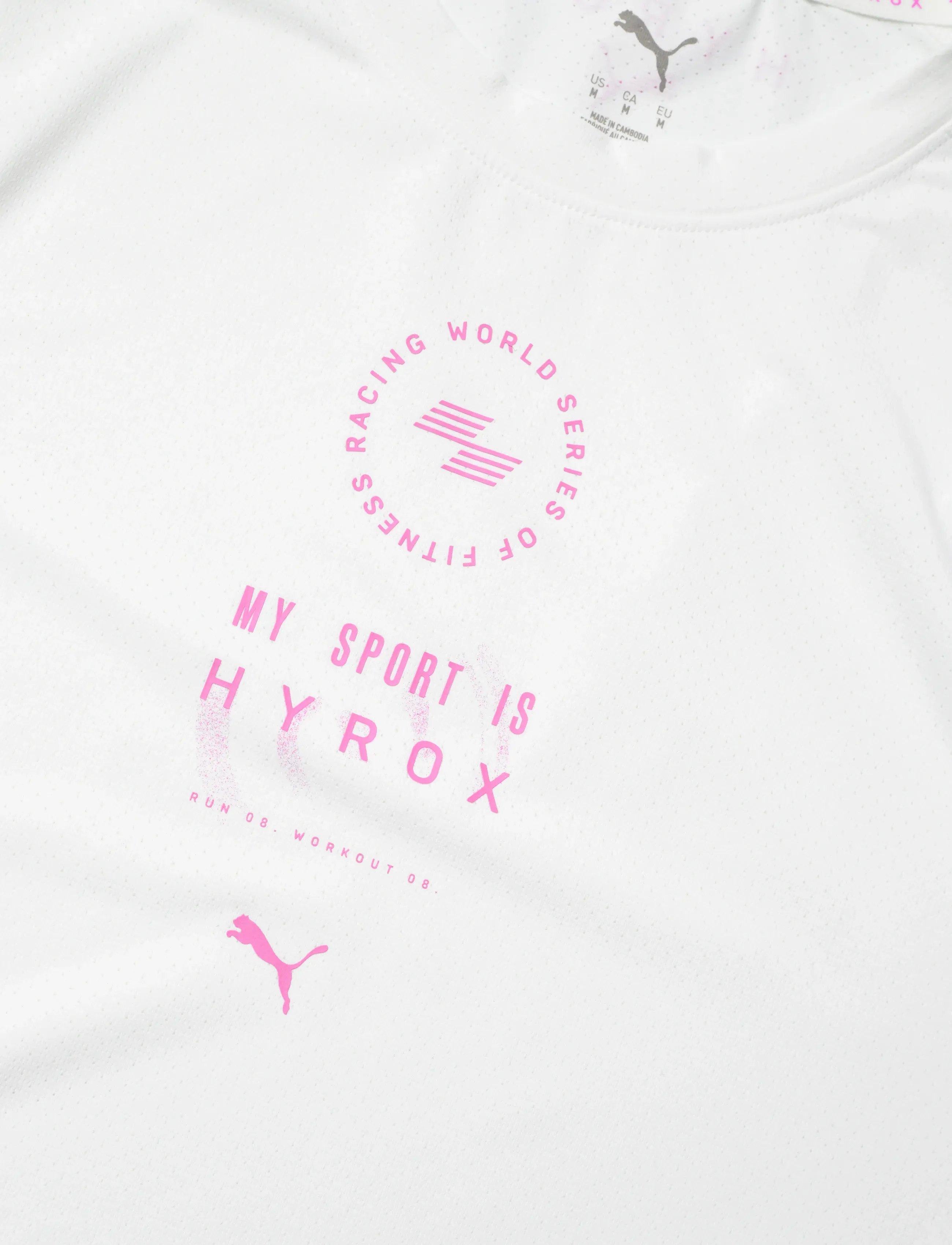 PUMA - M PUMA X HYROX DRYELITE TRAINING TEE - t-shirts - puma white - 2