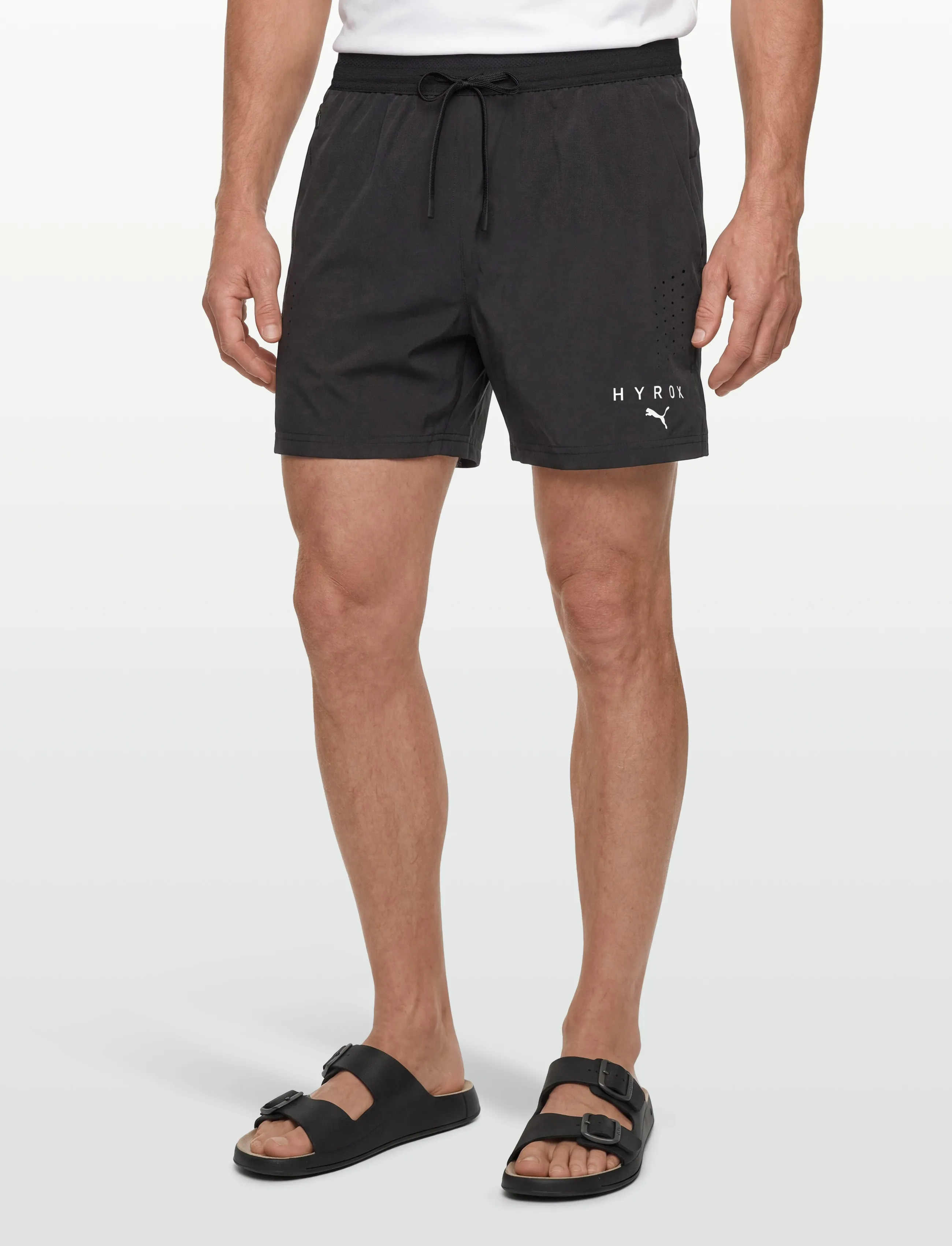 PUMA - M PUMA X HYROX DRYELITE 5" SHORT - træningsshorts - puma black - 3