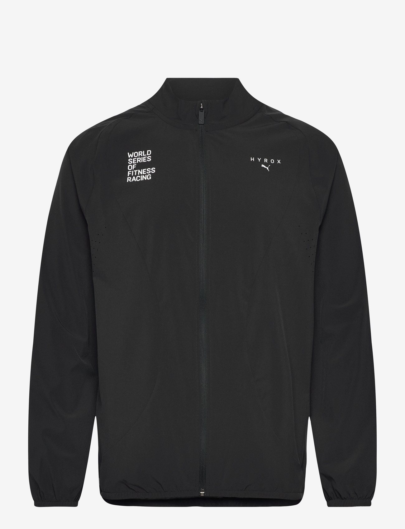 PUMA - M PUMA X HYROX DRYELITE WARM UP JACKET - sportsjakker - puma black - 0
