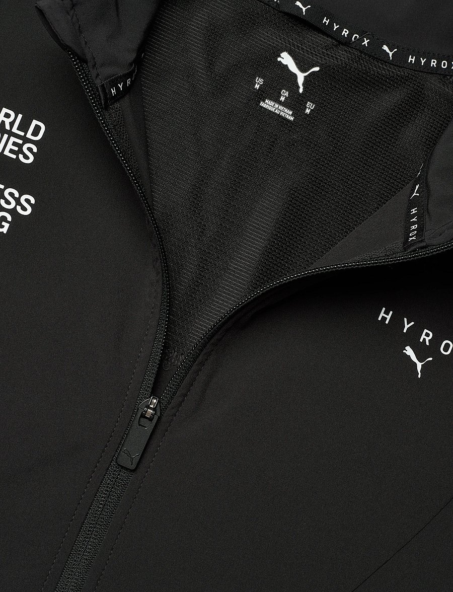 PUMA - M PUMA X HYROX DRYELITE WARM UP JACKET - sportsjakker - puma black - 2