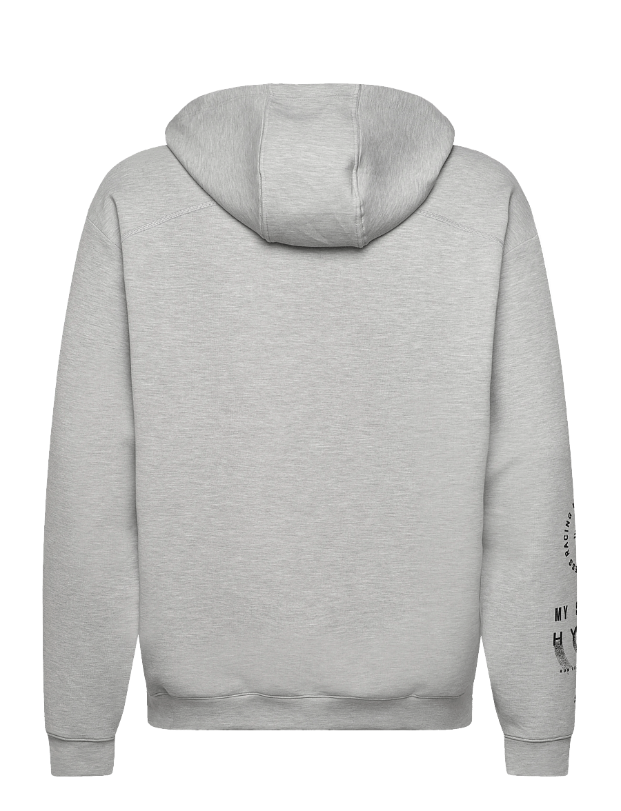 PUMA - M PUMA X HYROX CLOUDSPUN HOODIE - tops - light gray heather - 2