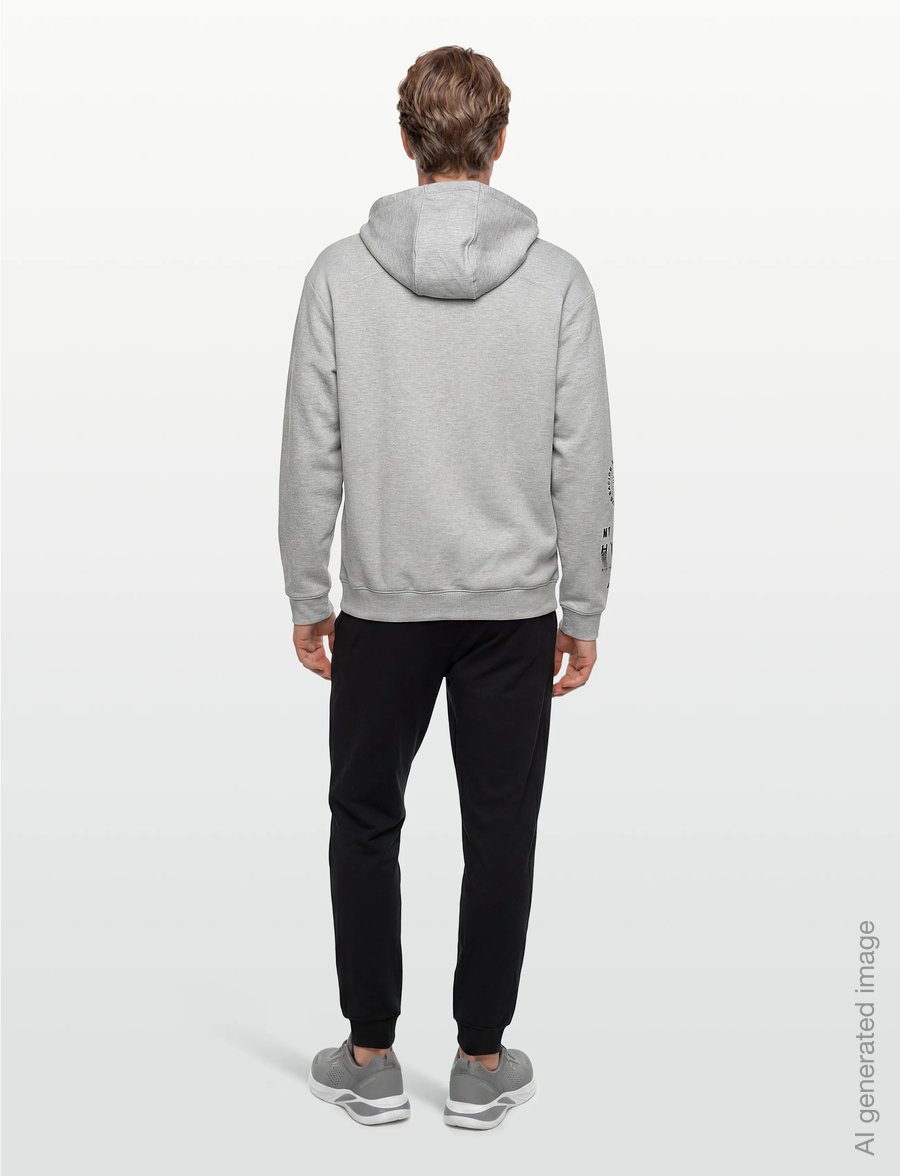 PUMA - M PUMA X HYROX CLOUDSPUN HOODIE - tops - light gray heather - 5