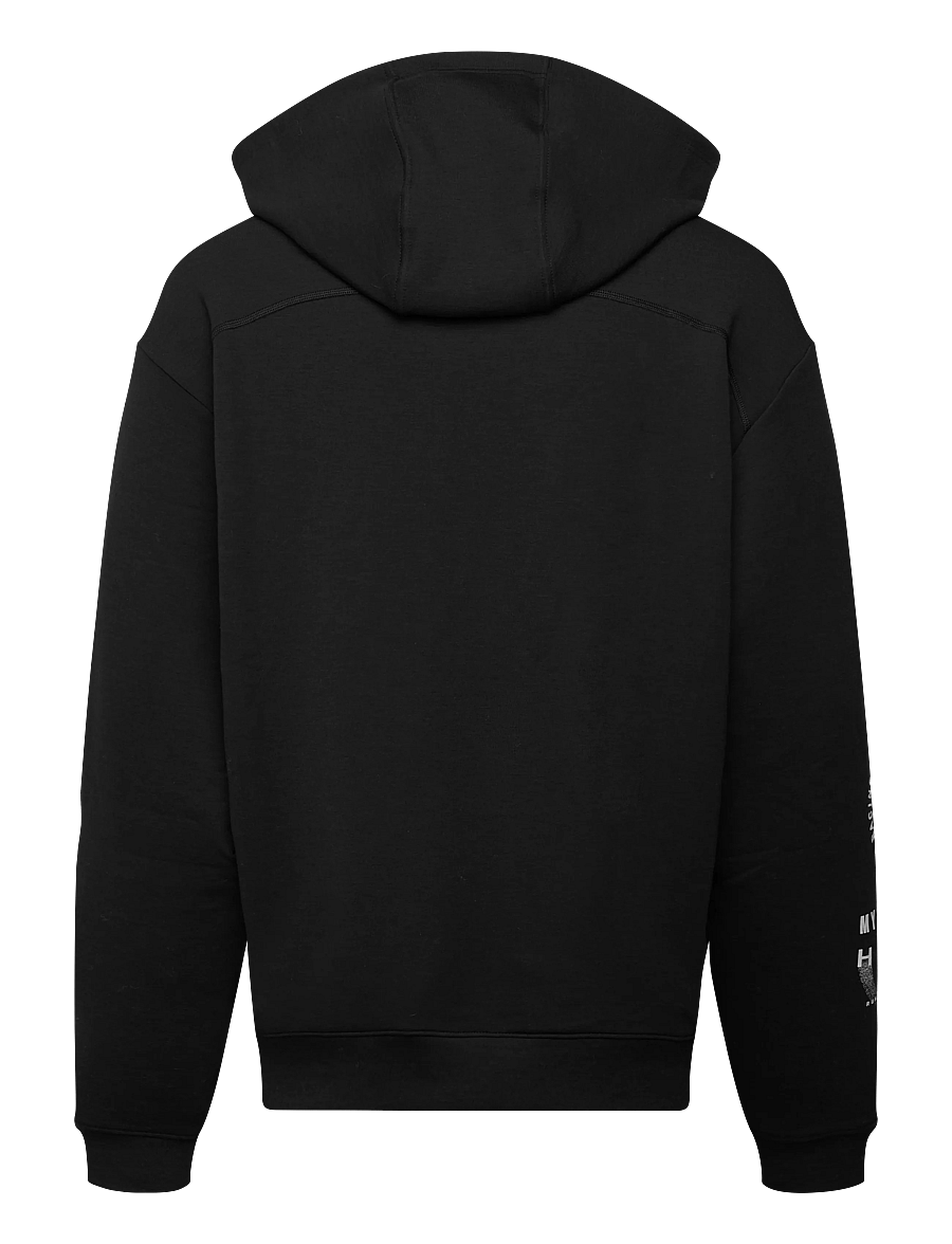 PUMA - M PUMA X HYROX CLOUDSPUN HOODIE - tops - puma black - 2
