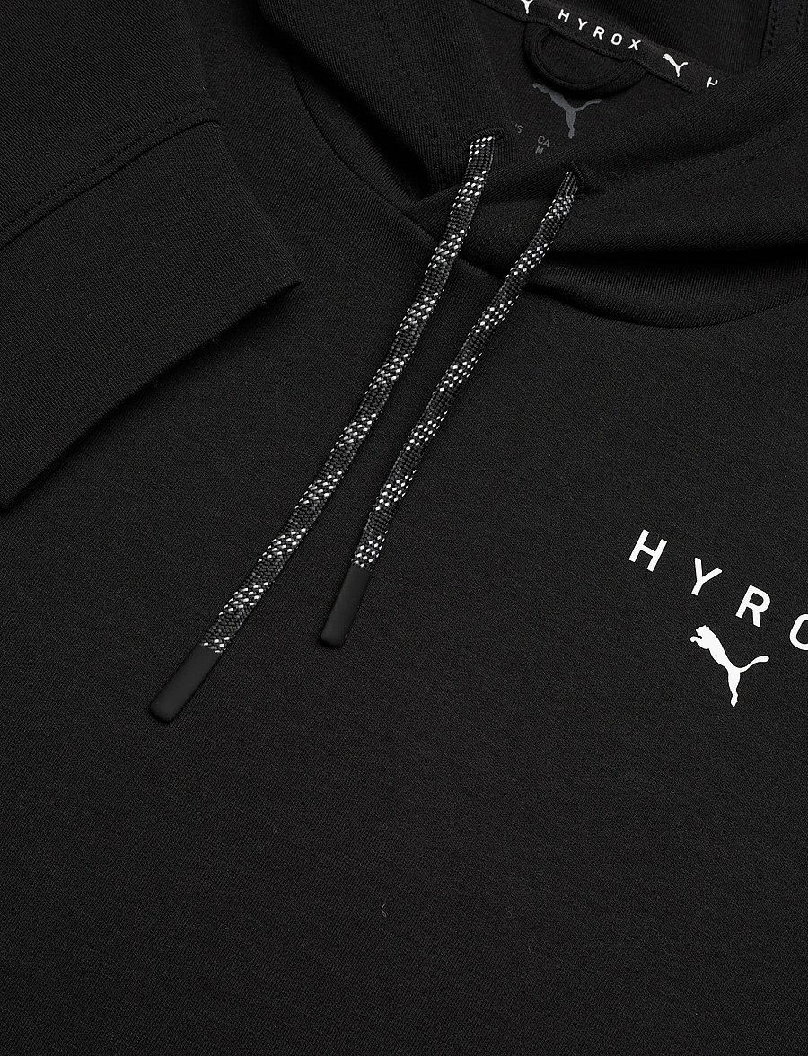 PUMA - M PUMA X HYROX CLOUDSPUN HOODIE - tops - puma black - 3