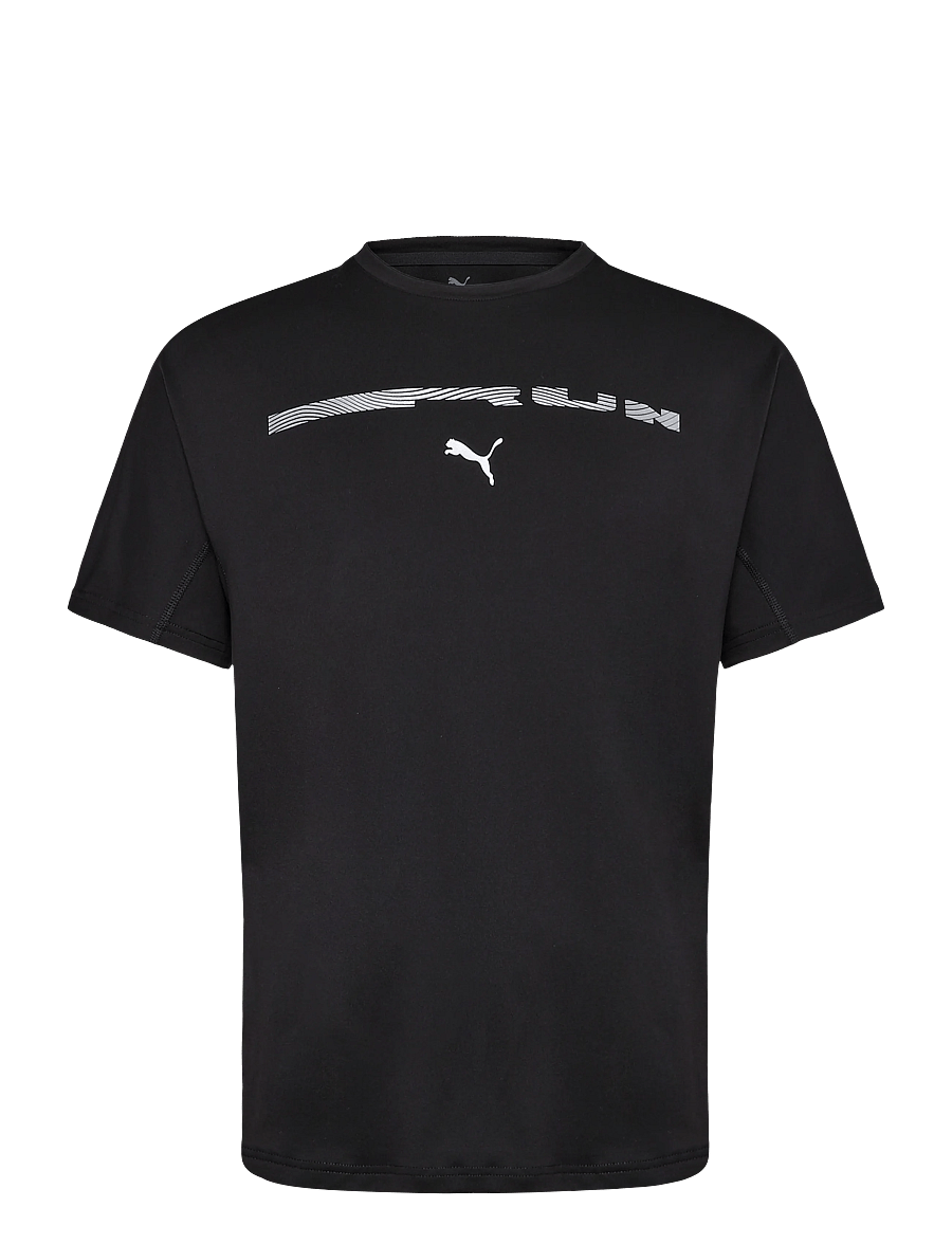 PUMA - M Run BRIGHTSTRIDE Cloudspun Tee - t-shirts - puma black - 0