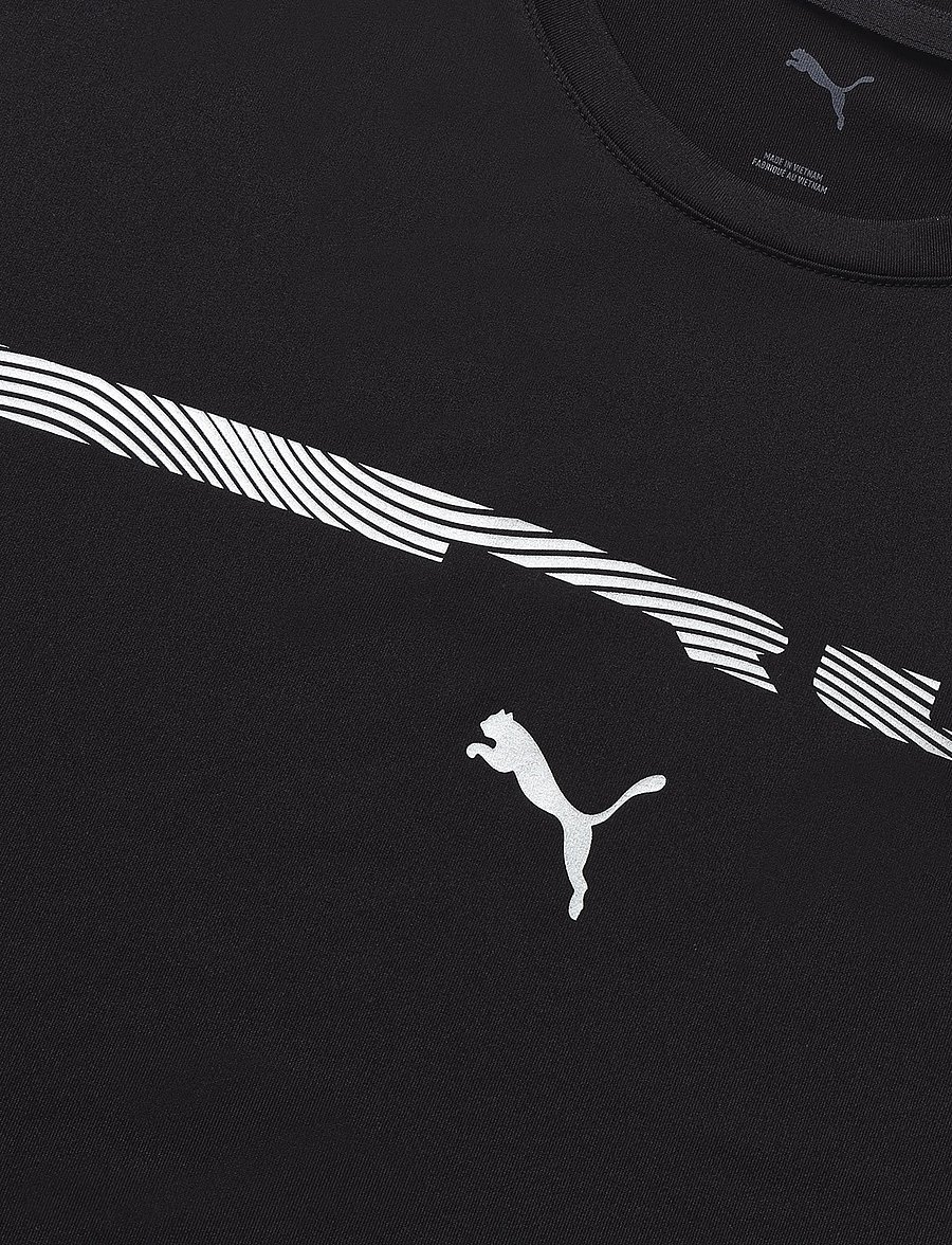 PUMA - M Run BRIGHTSTRIDE Cloudspun Tee - t-shirts - puma black - 2