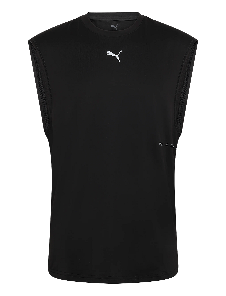 PUMA - M Run BRIGHTSTRIDE Cloudspun Sleeveless - Õlapaeltega pluusid - puma black - 0