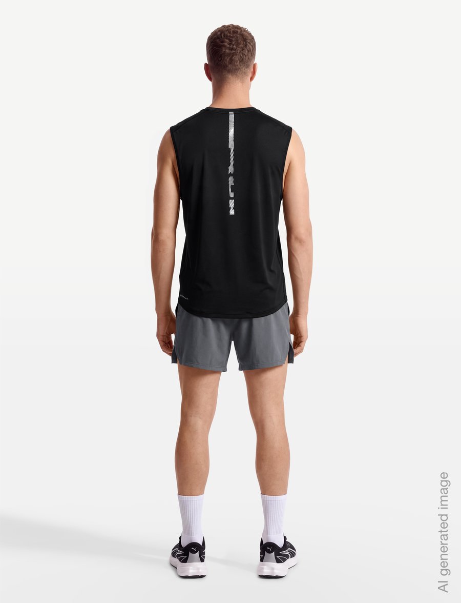 PUMA - M Run BRIGHTSTRIDE Cloudspun Sleeveless - tank tops - puma black - 4