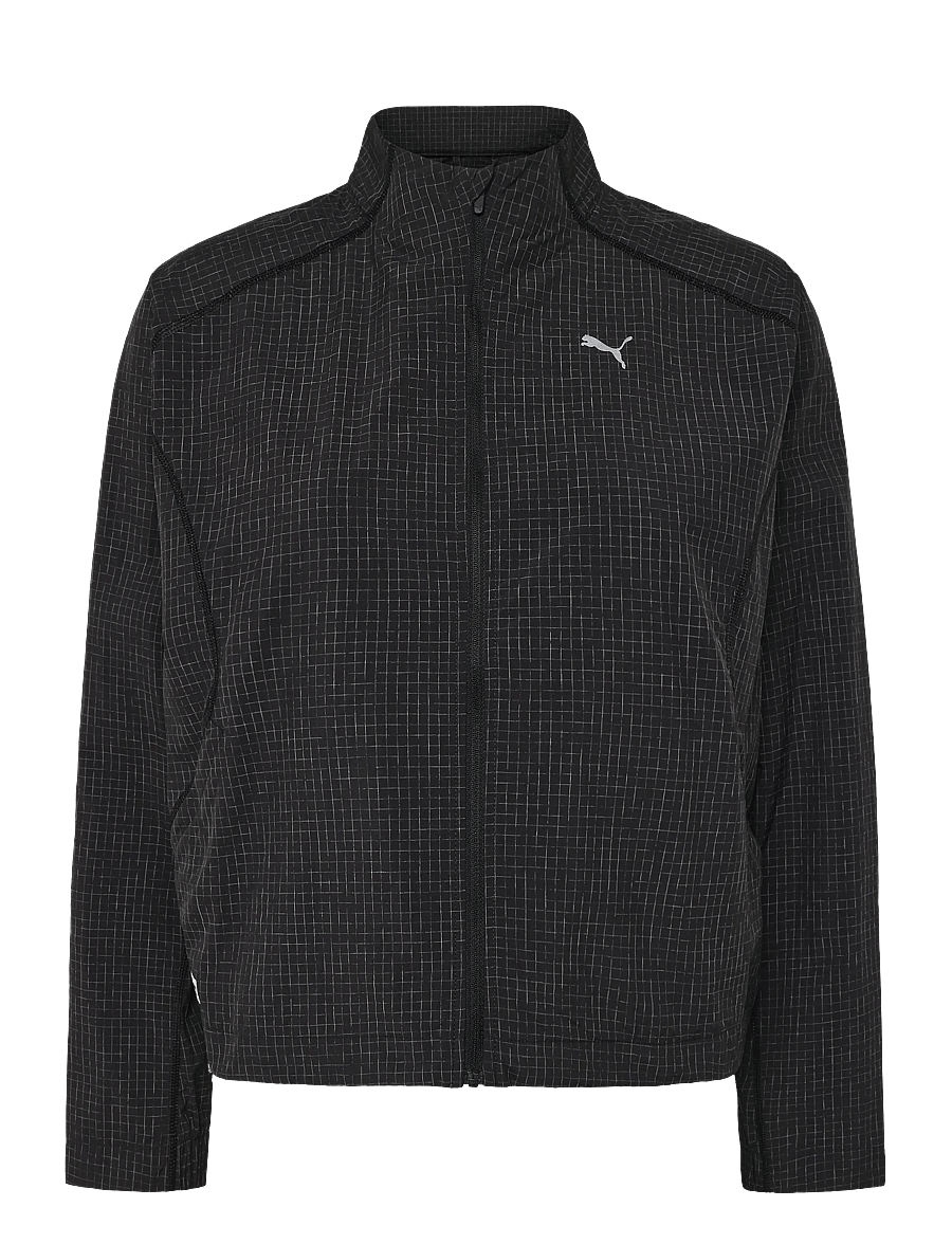 PUMA - W Run BRIGHTSTRIDE WindCELL Jacket - sportsjakker - puma black - 0