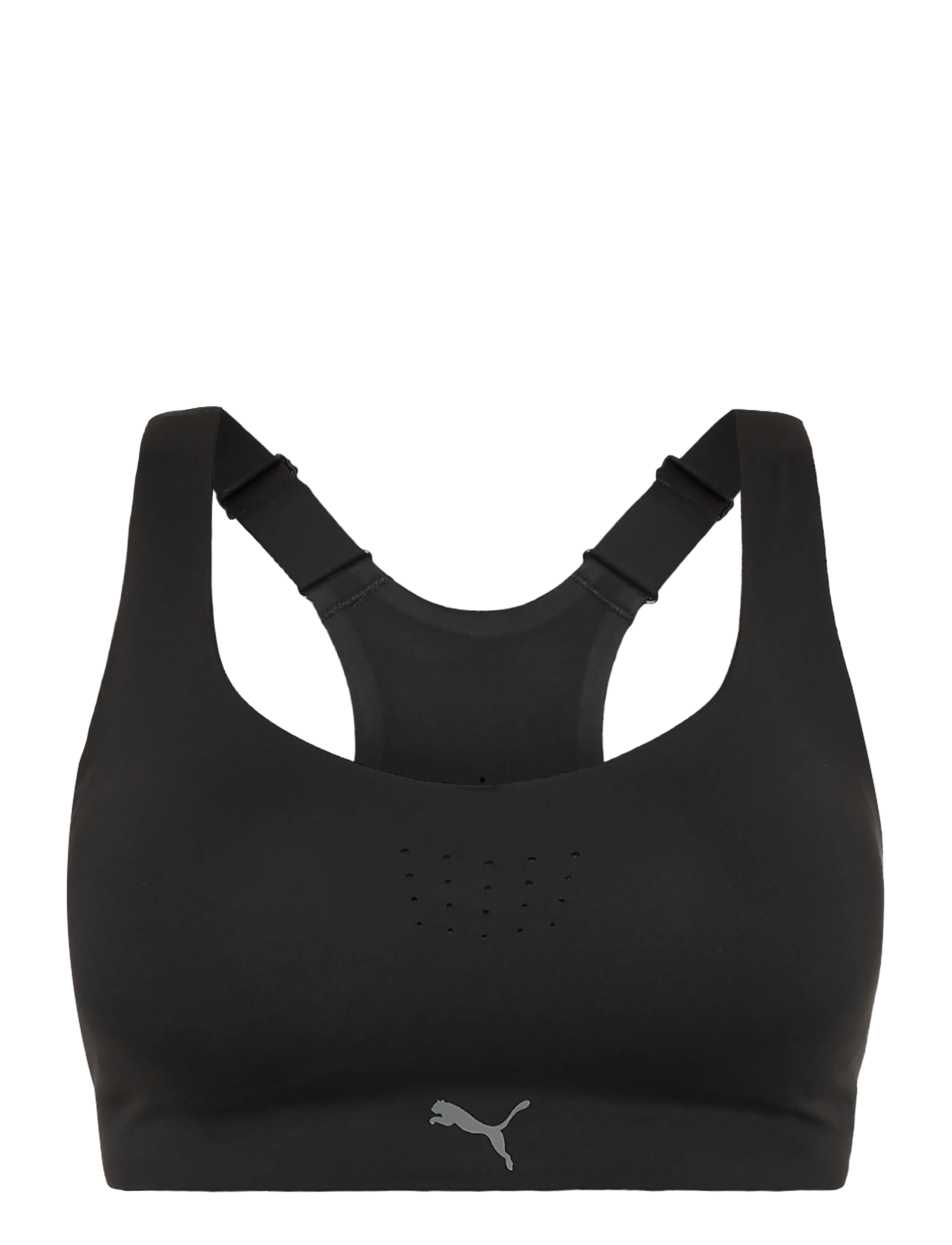 PUMA Pwrmode Bra - High, L, Black, Sport Clothing > Sport Bras - All, Dame