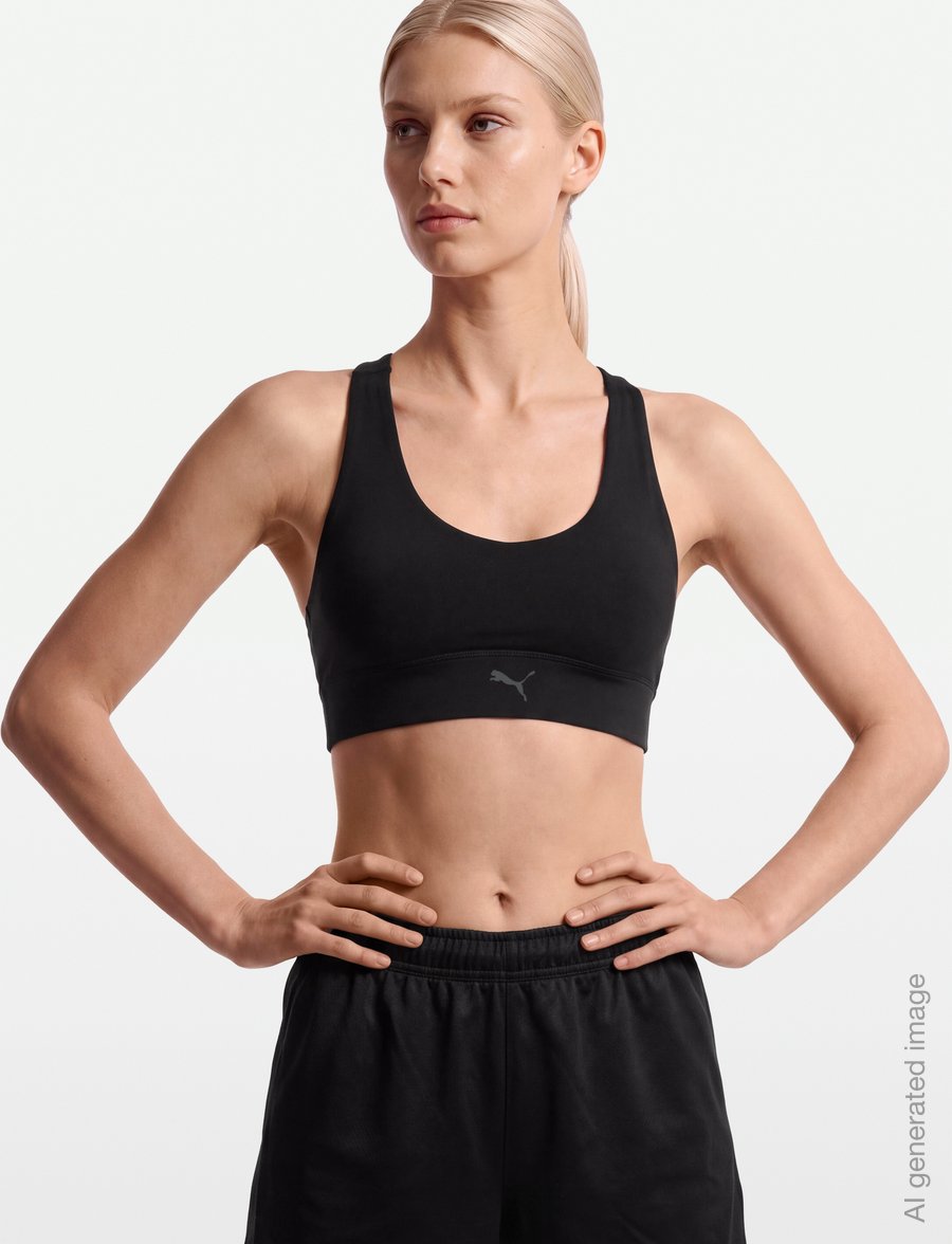 PUMA - Shapeluxe Bra - Mid - sport-bhs - puma black - 3