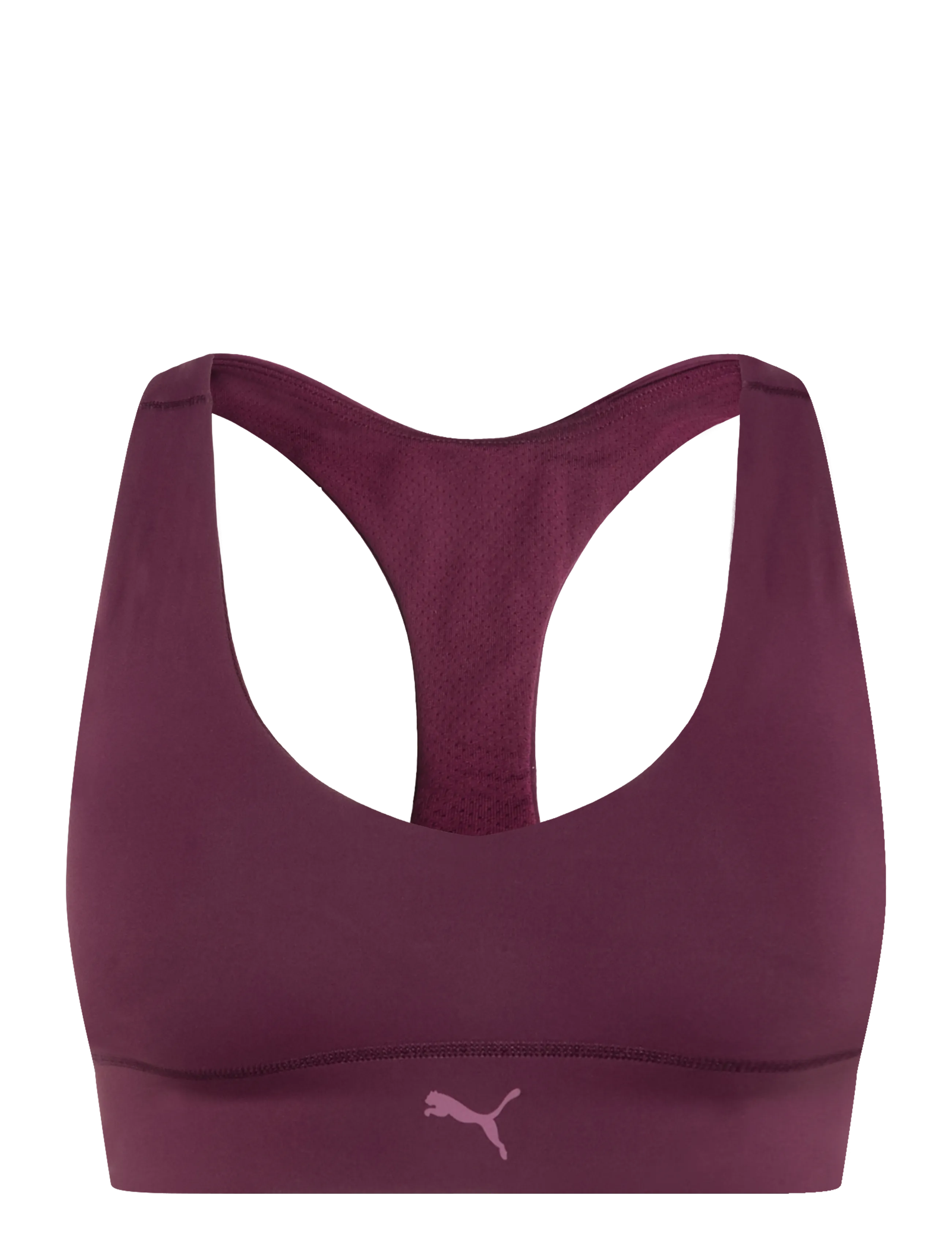 PUMA Shapeluxe Bra - Mid - PUMA - RUBY NOIR / burgundy