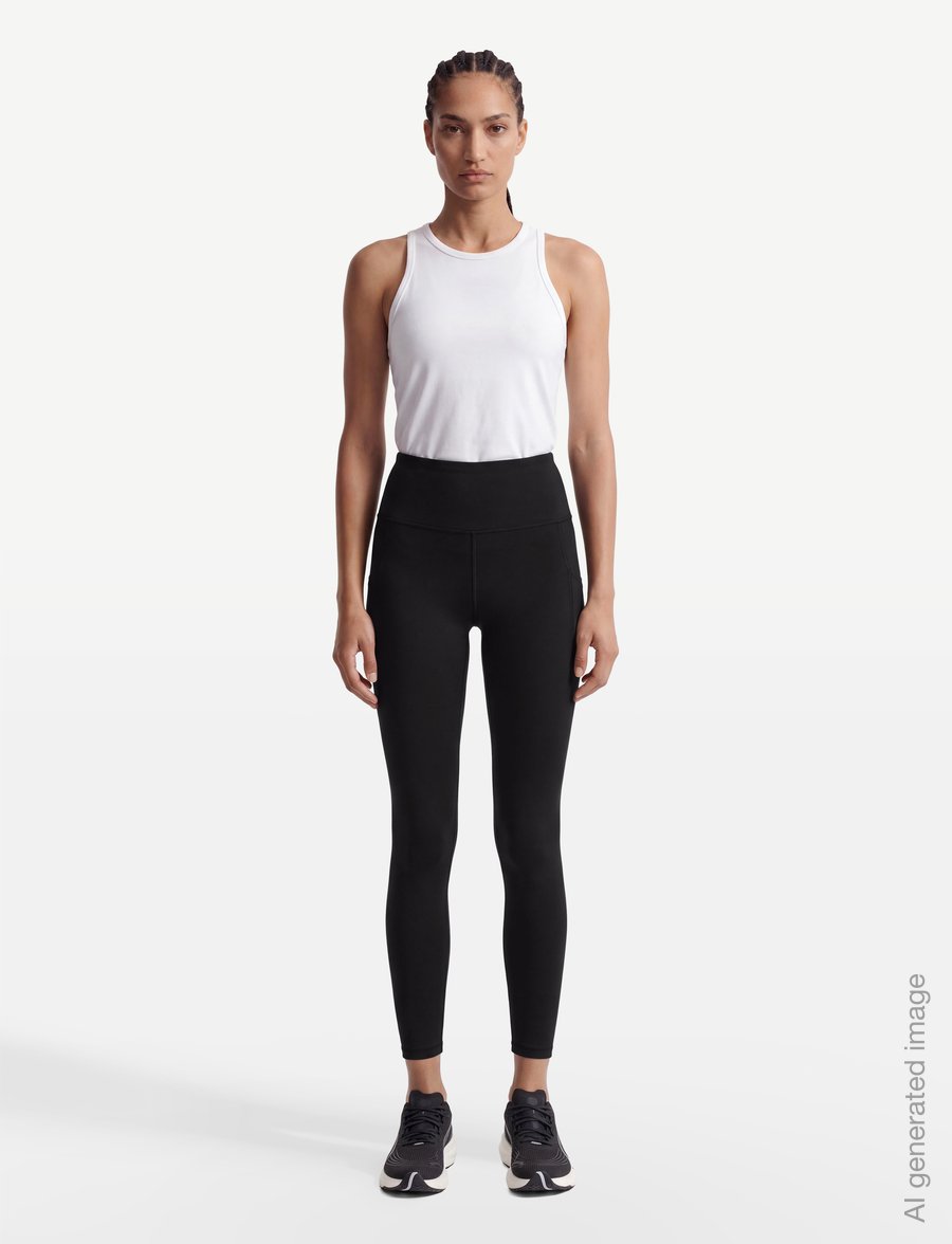PUMA - W PUMA X HYROX PWRMODE 7/8 TIGHT - 7/8 längd - puma black - 0