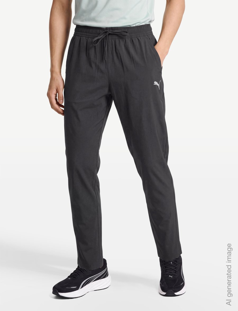 PUMA - M PWRTRAIN STRETCH WOVEN PANT - træningsbukser - puma black - 3