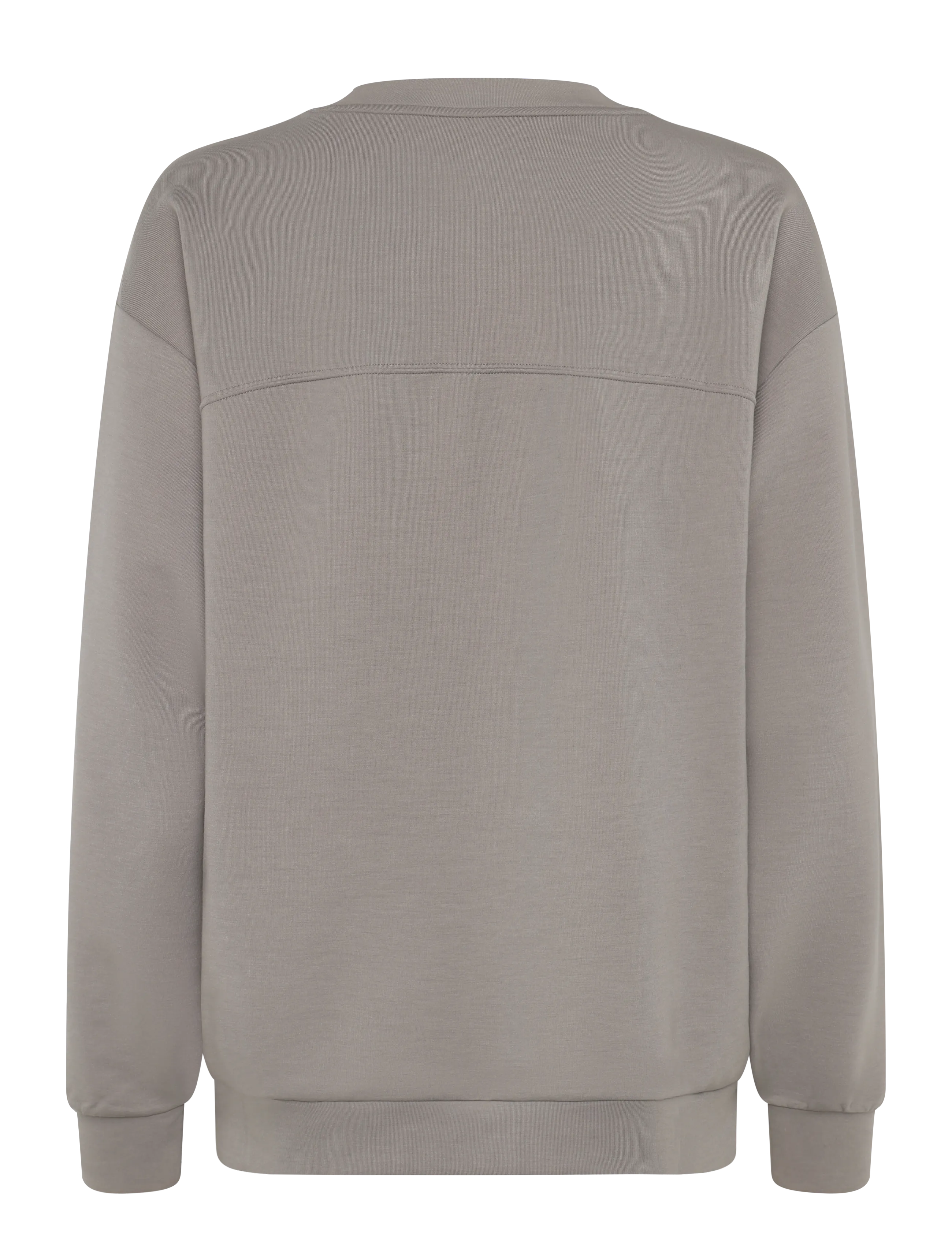 PUMA - W Cloudspun Crew Neck - mouse gray - 1