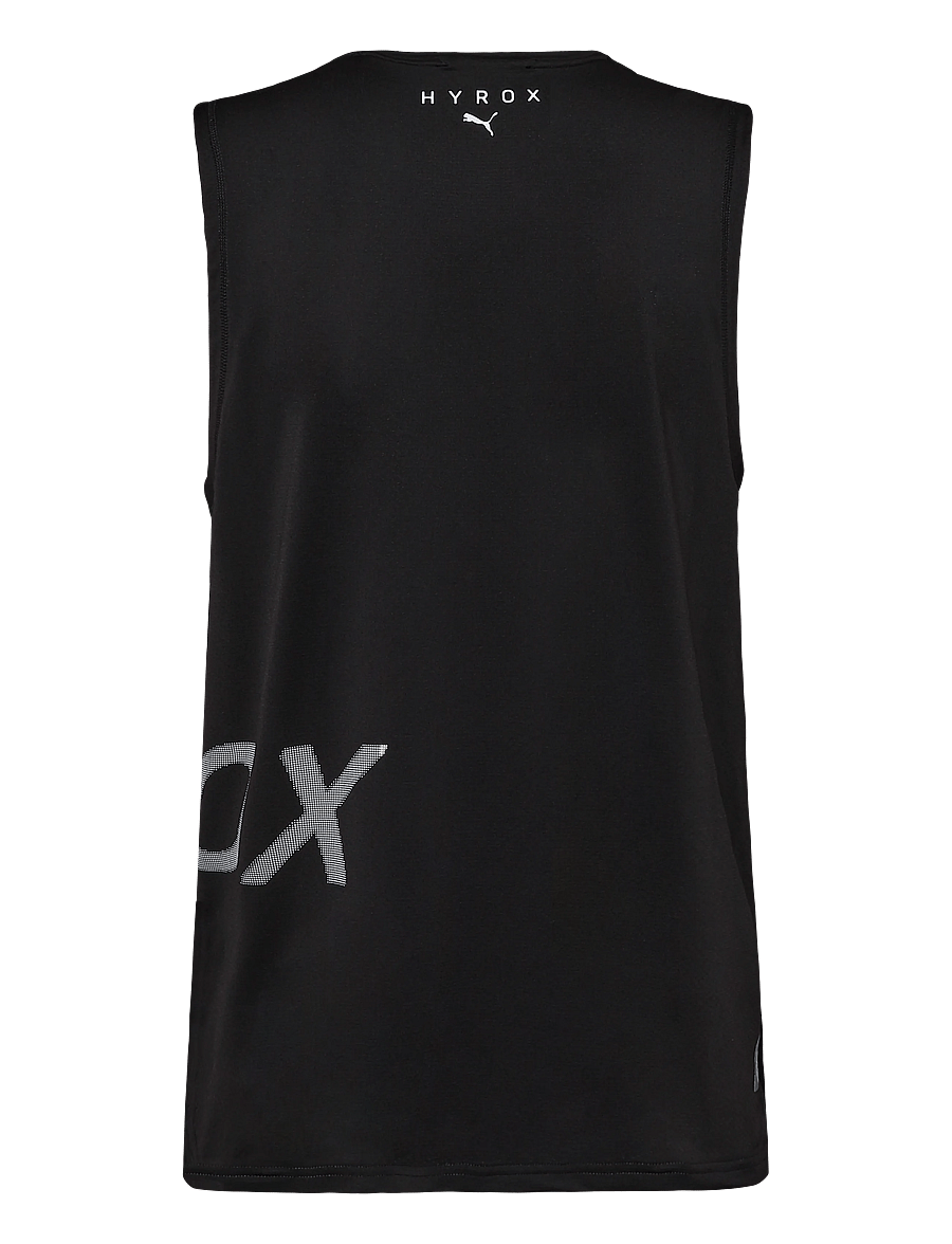 PUMA - M PUMA X HYROX PWRMODE TRAINING TANK - linnen - puma black - 1