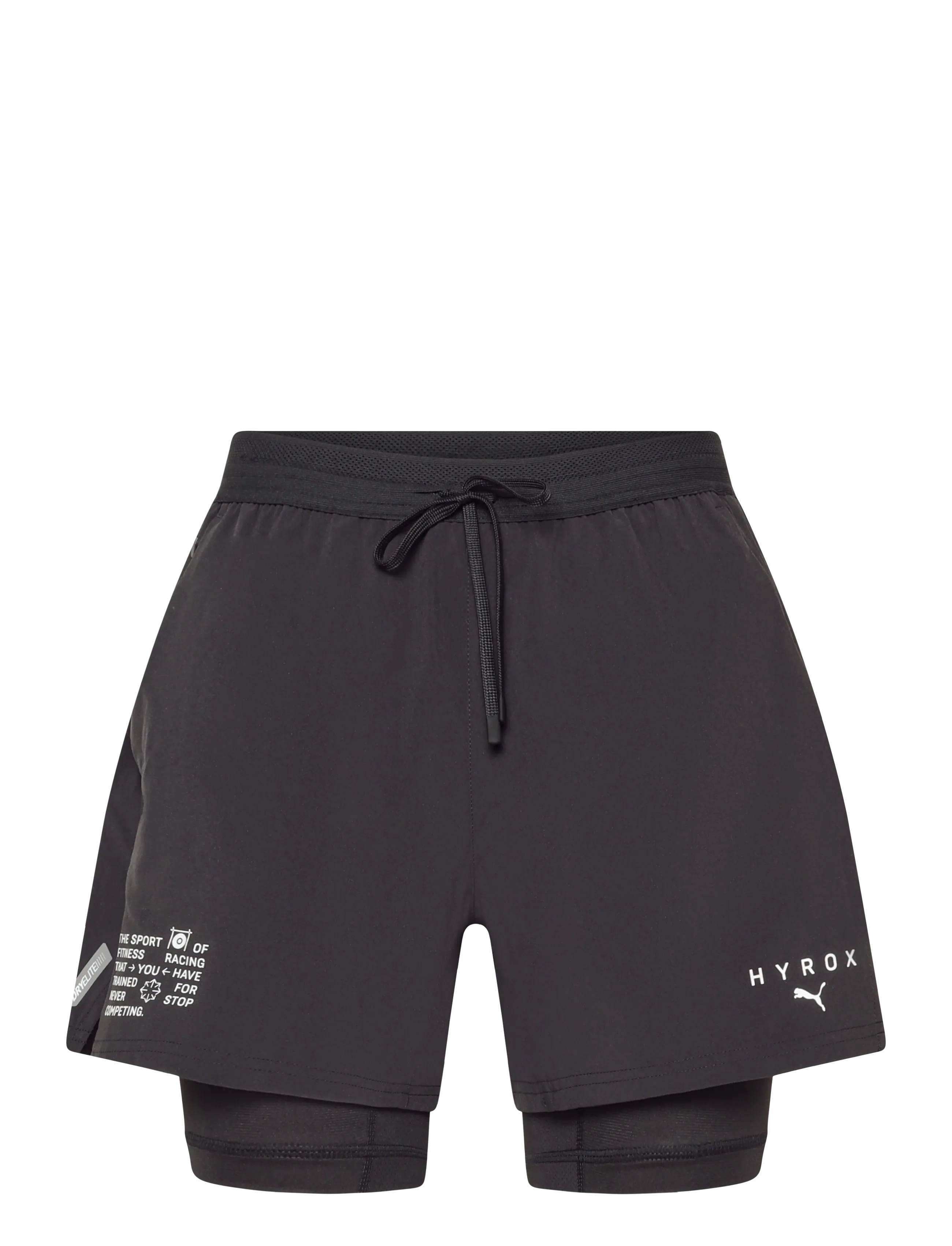 PUMA M PUMA x HYROX 2in1 PWRMODE SHORT - Uus - PUMA BLACK / black