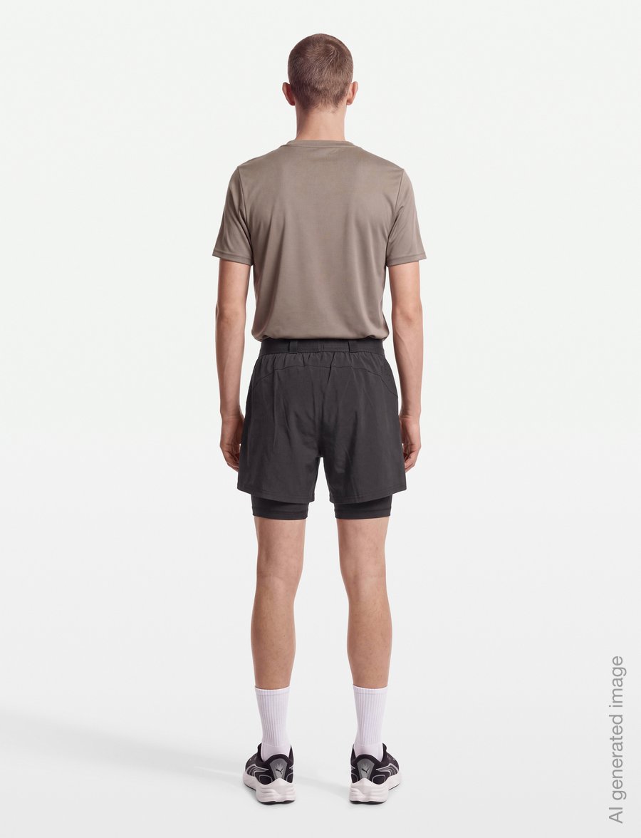 PUMA - M PUMA x HYROX 2in1 PWRMODE SHORT - træningsshorts - puma black - 4