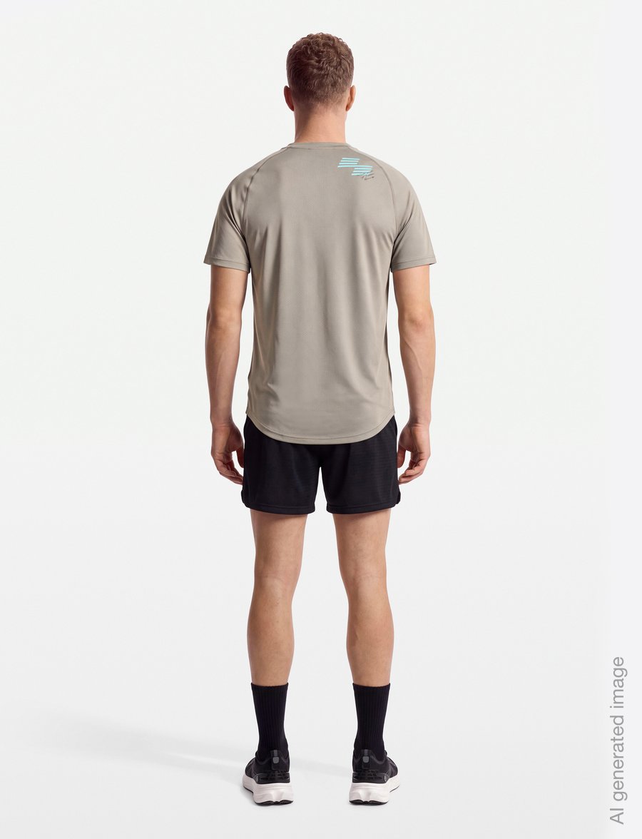 PUMA - M PUMA X HYROX PWRMODE TEE - t-särgid - mouse gray - 4