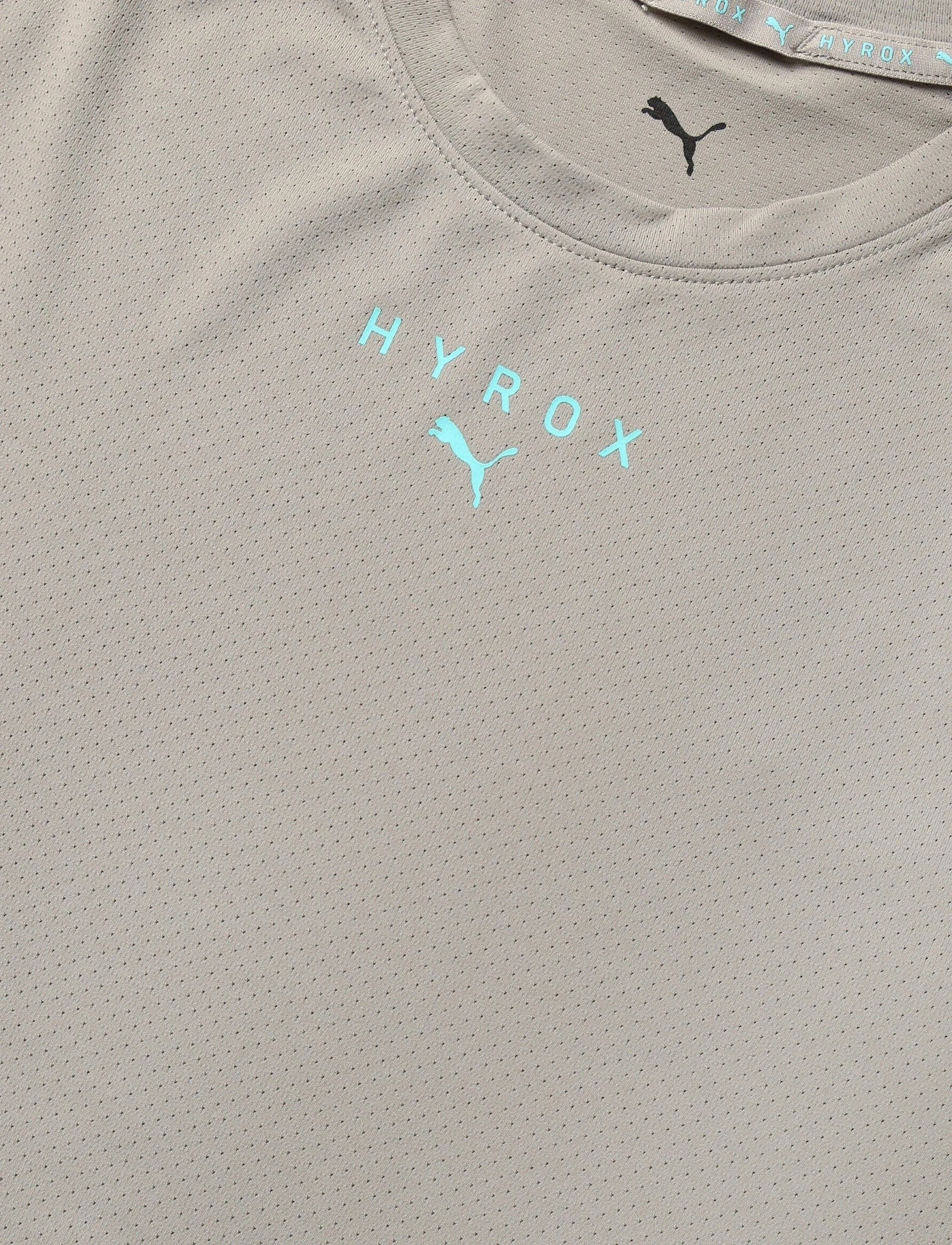 PUMA - M PUMA X HYROX PWRMODE TEE - t-shirts - mouse gray - 2