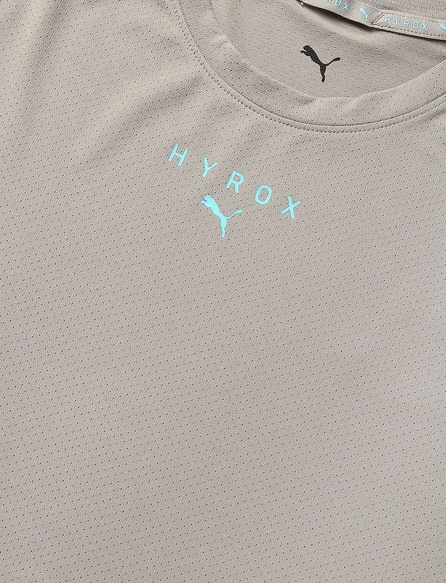 PUMA - M PUMA X HYROX PWRMODE TEE - t-shirts - mouse gray - 2