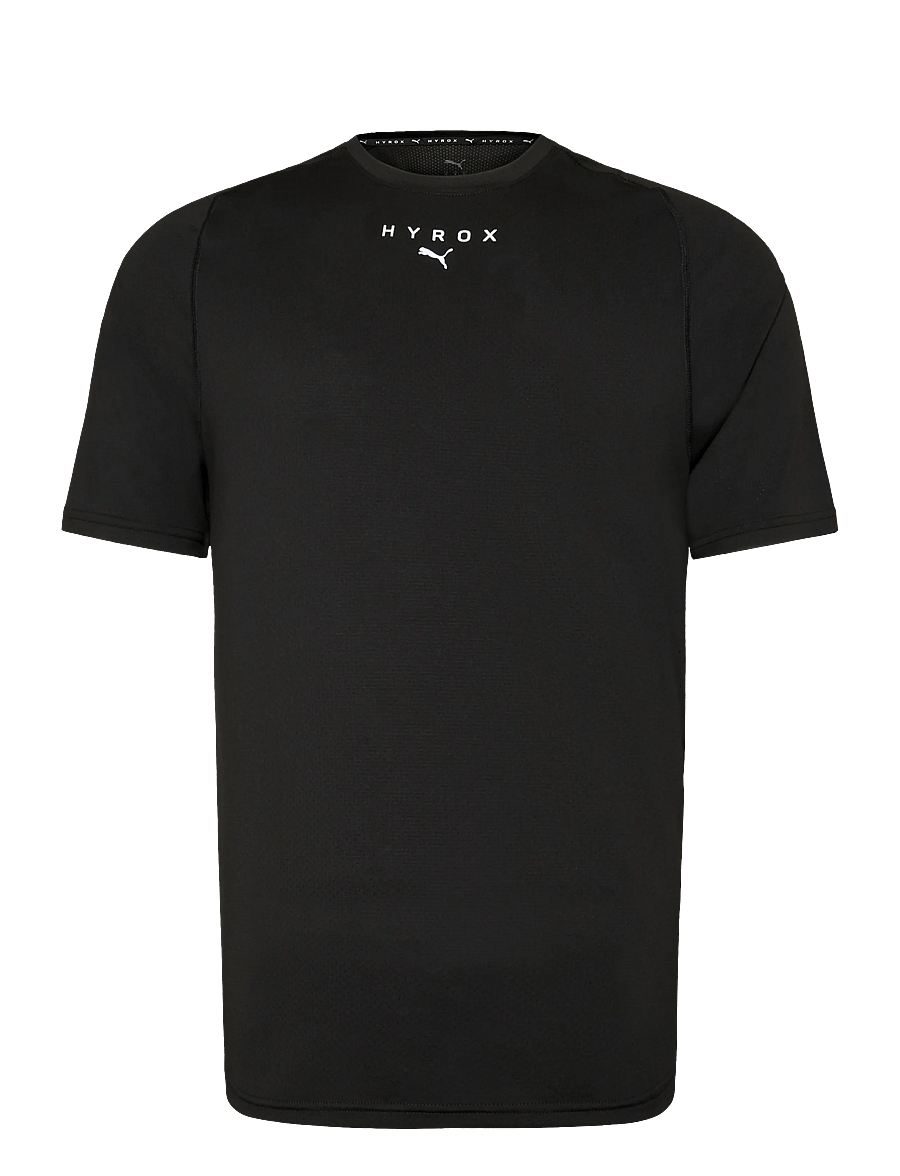 PUMA - M PUMA X HYROX PWRMODE TEE - t-särgid - puma black - 0
