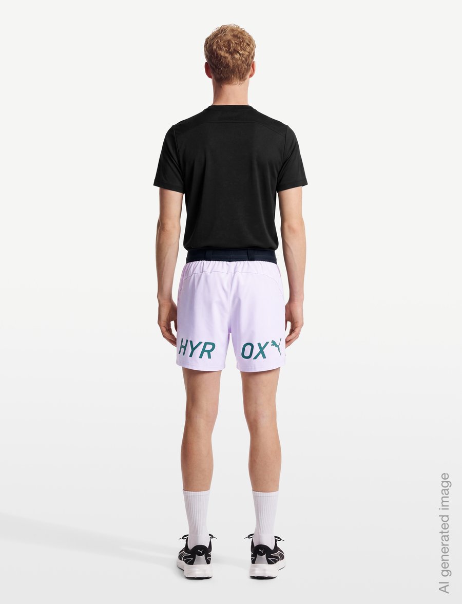 PUMA - M PUMA X HYROX PWRMODE 5" SHORT - trainingsshorts - light lavender - 4