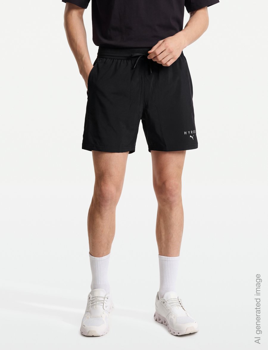 PUMA - M PUMA X HYROX PWRMODE 5" SHORT - trainingsshorts - puma black - 3