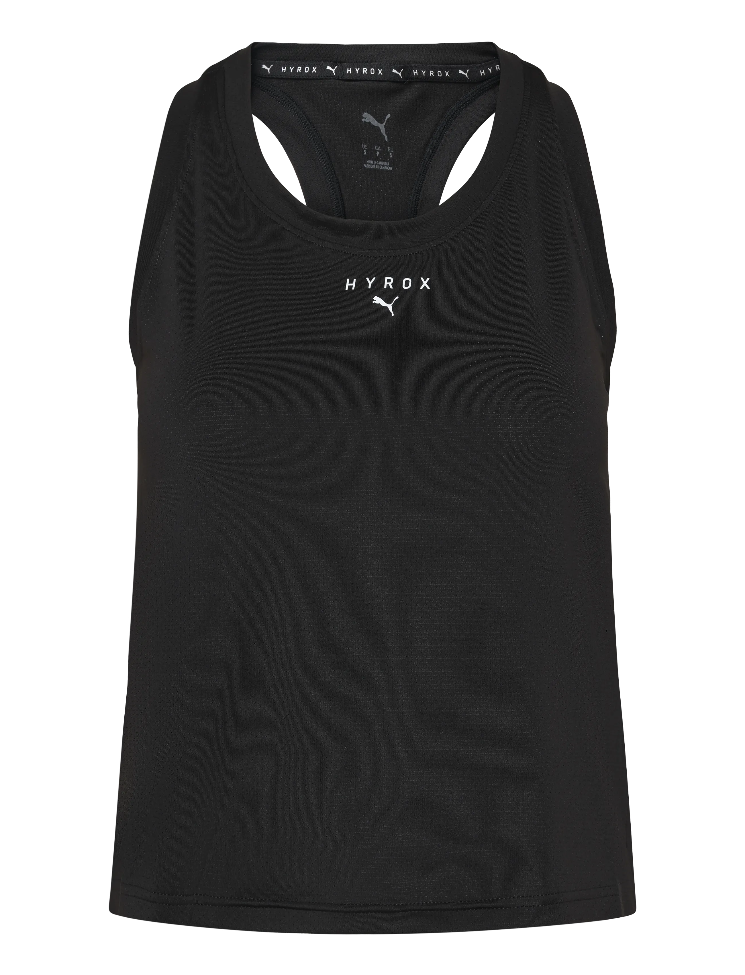 PUMA - W PUMA X HYROX PWRMODE TANK - Õlapaeltega pluusid - puma black - 0