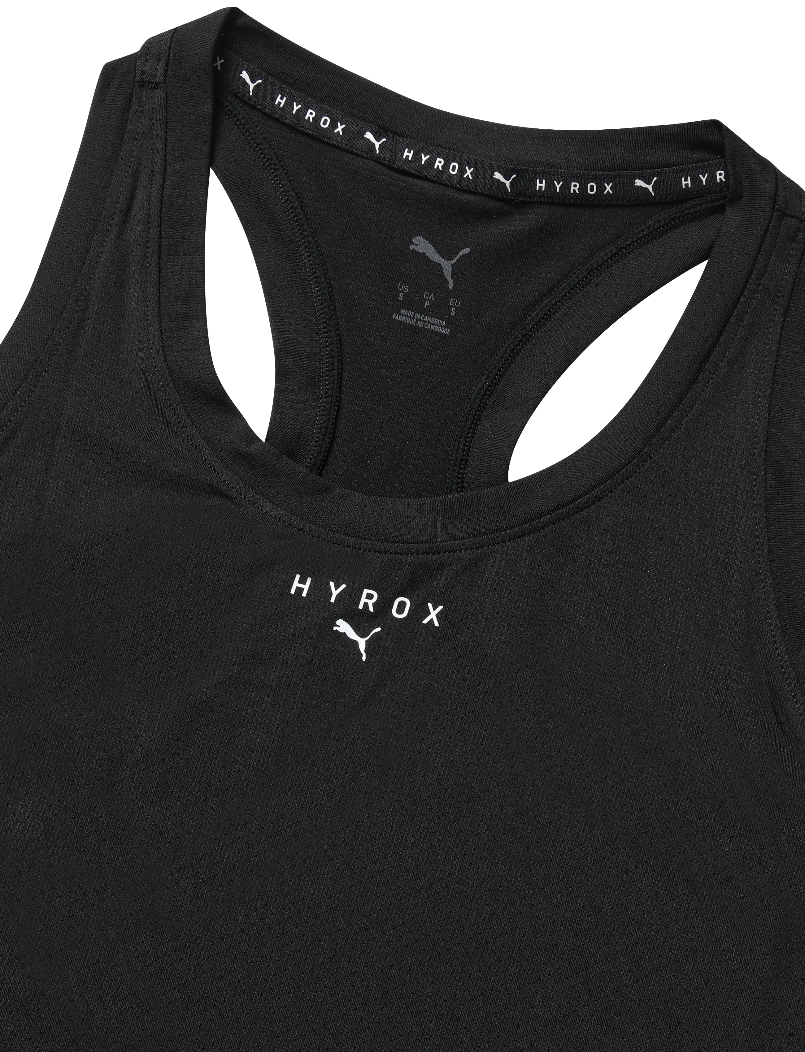 PUMA - W PUMA X HYROX PWRMODE TANK - Õlapaeltega pluusid - puma black - 2