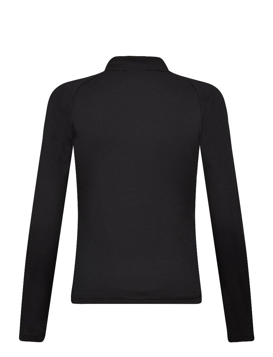 PUMA - TAD ESS Slim Quarter-Zip Longsleeve Tee G - puma black - 1