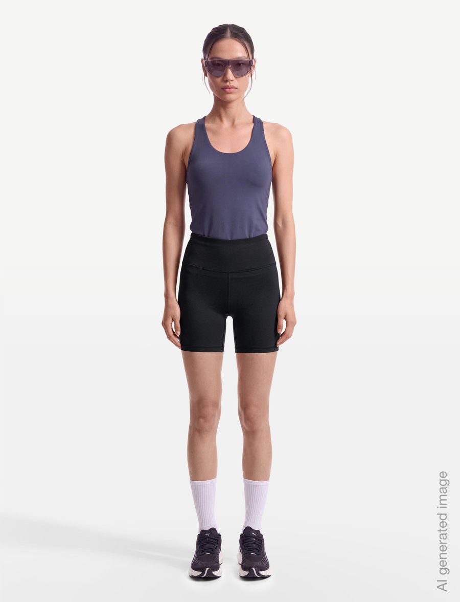 PUMA - W PUMA X HYROX ESS SHORT TIGHT - treningstights - puma black - 0