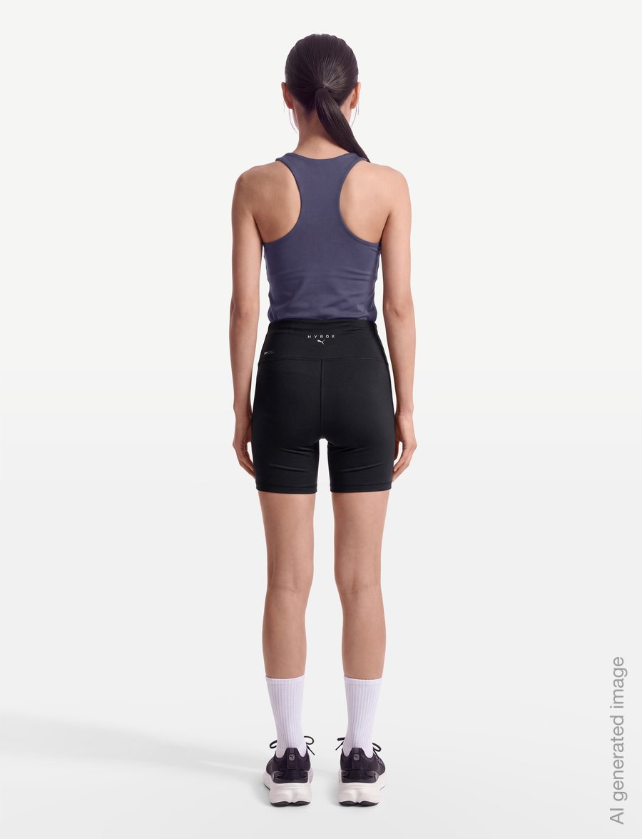 PUMA - W PUMA X HYROX ESS SHORT TIGHT - treningstights - puma black - 4