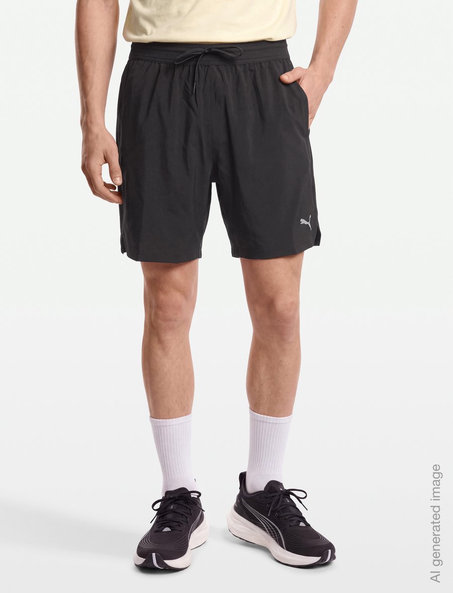 PUMA - M PWRTRAIN 7" WOVEN SHORT - træningsshorts - puma black - 3