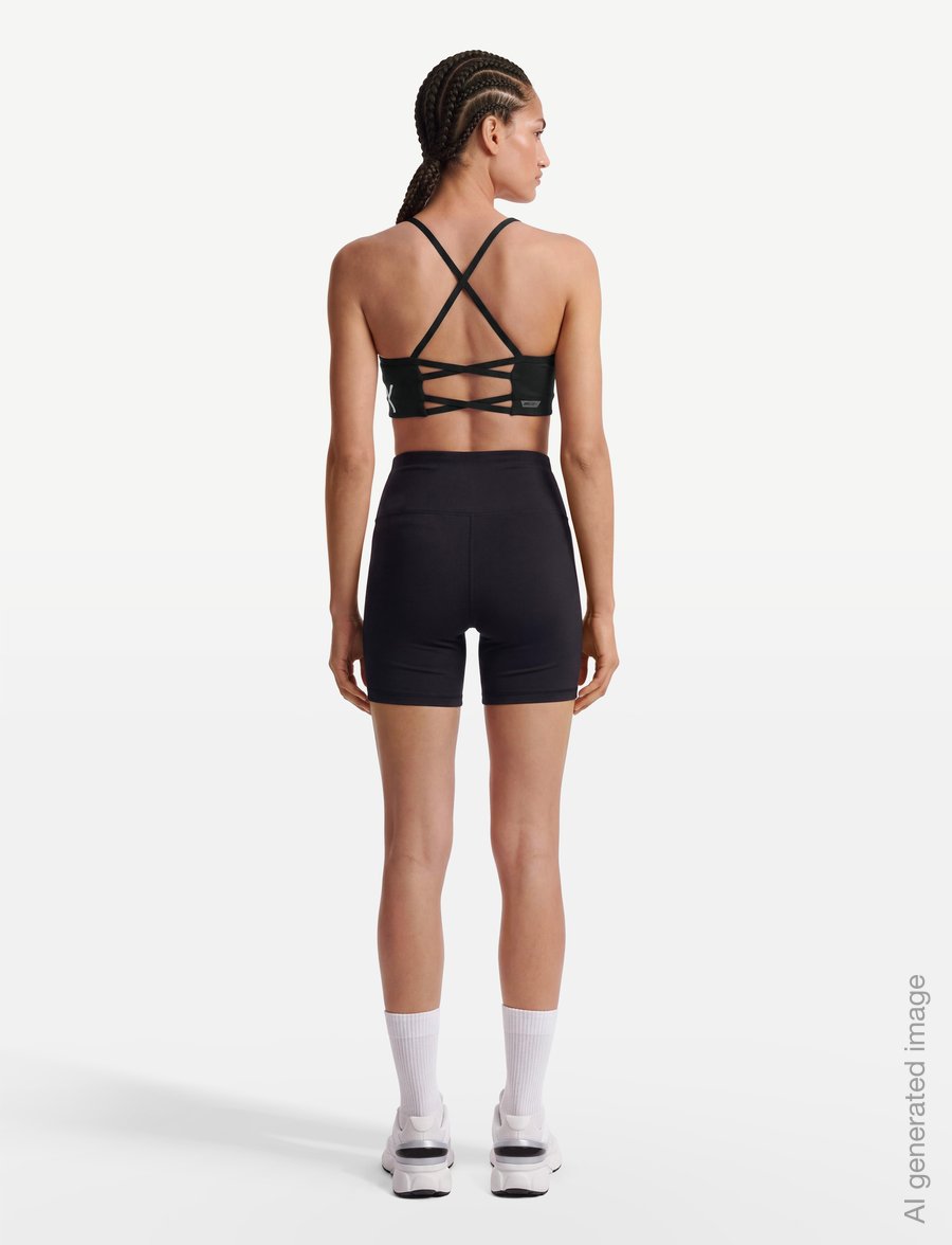 PUMA - W PUMA X HYROX STRAPPY PWRMODE BRA - sport bh:ar - puma black - 4