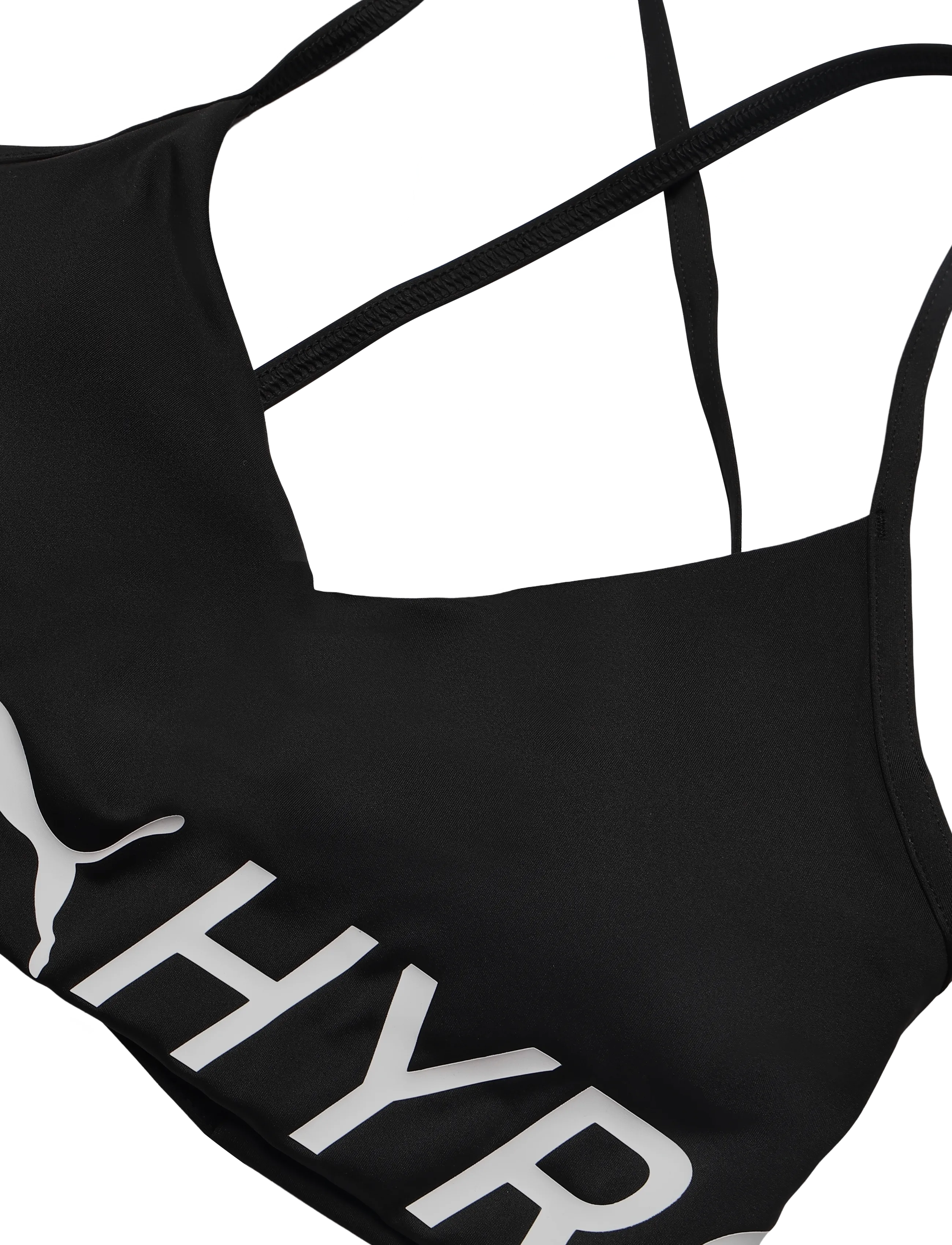 PUMA - W PUMA X HYROX STRAPPY PWRMODE BRA - sport bh:ar - puma black - 2